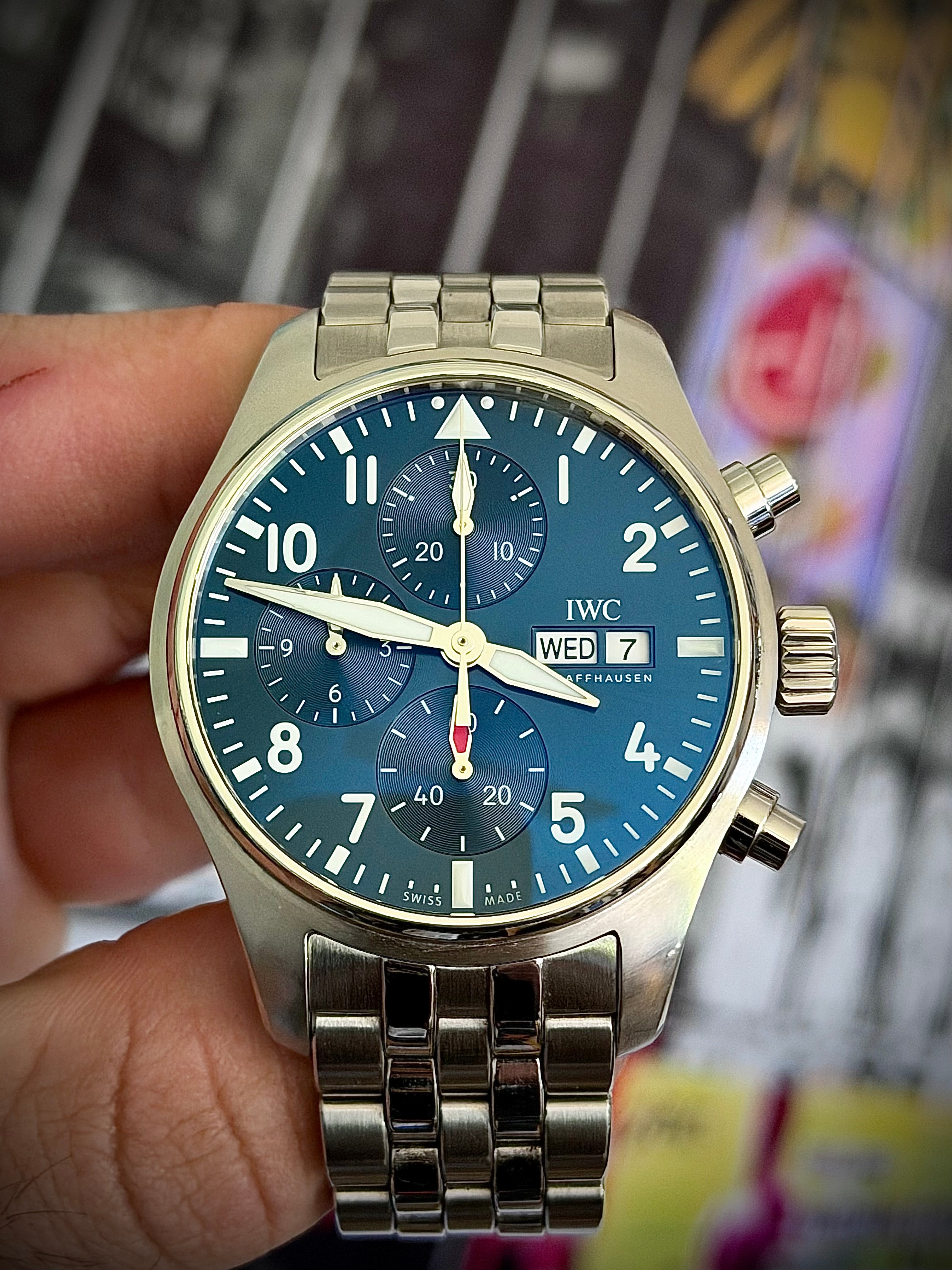 2022 IWC PILOT’S WATCH CHRONOGRAPH 41, IW388102, FULL SET, INC GST