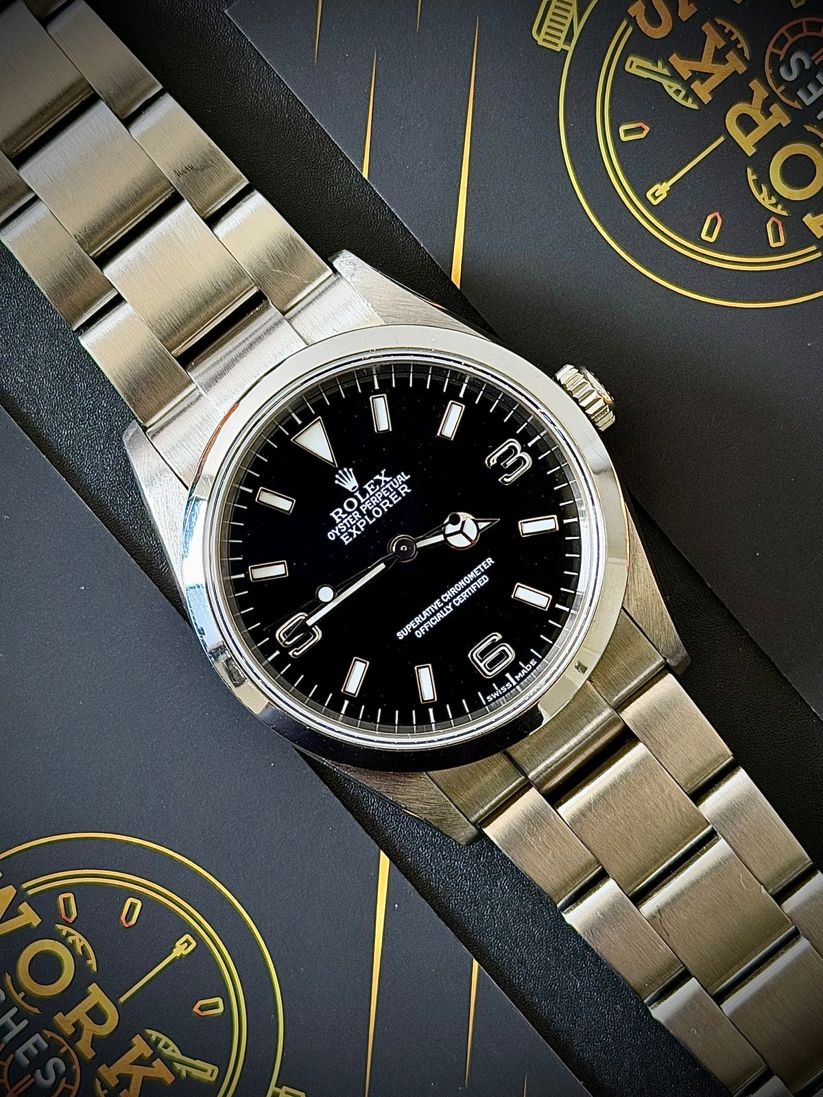 2002 ROLEX EXPLORER 36, 114270, NO-HOLES CASE, WATCH ONLY, INC GST