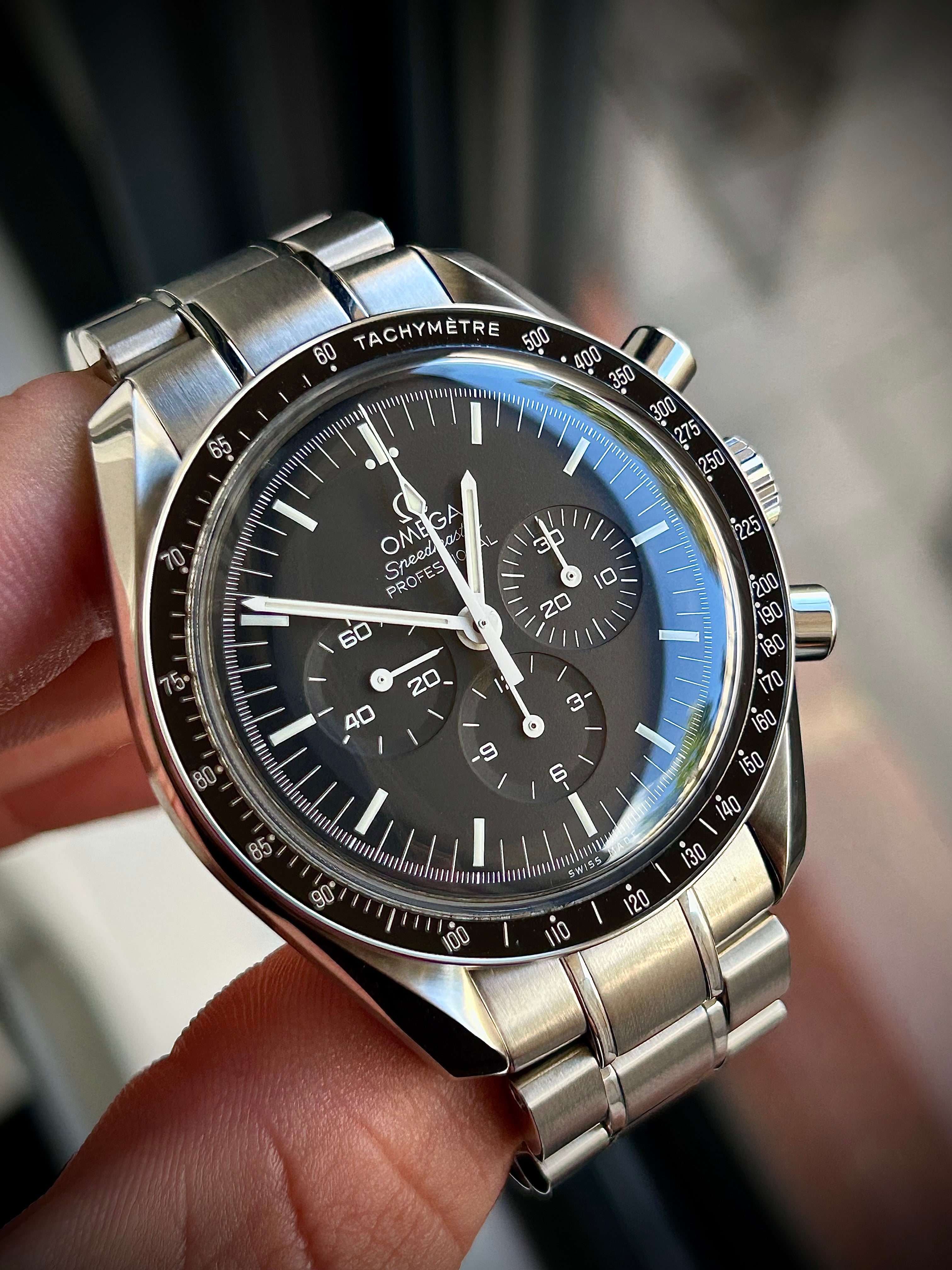 2015 OMEGA SPEEDMASTER PROFESSIONAL, FULL SET, INC GST