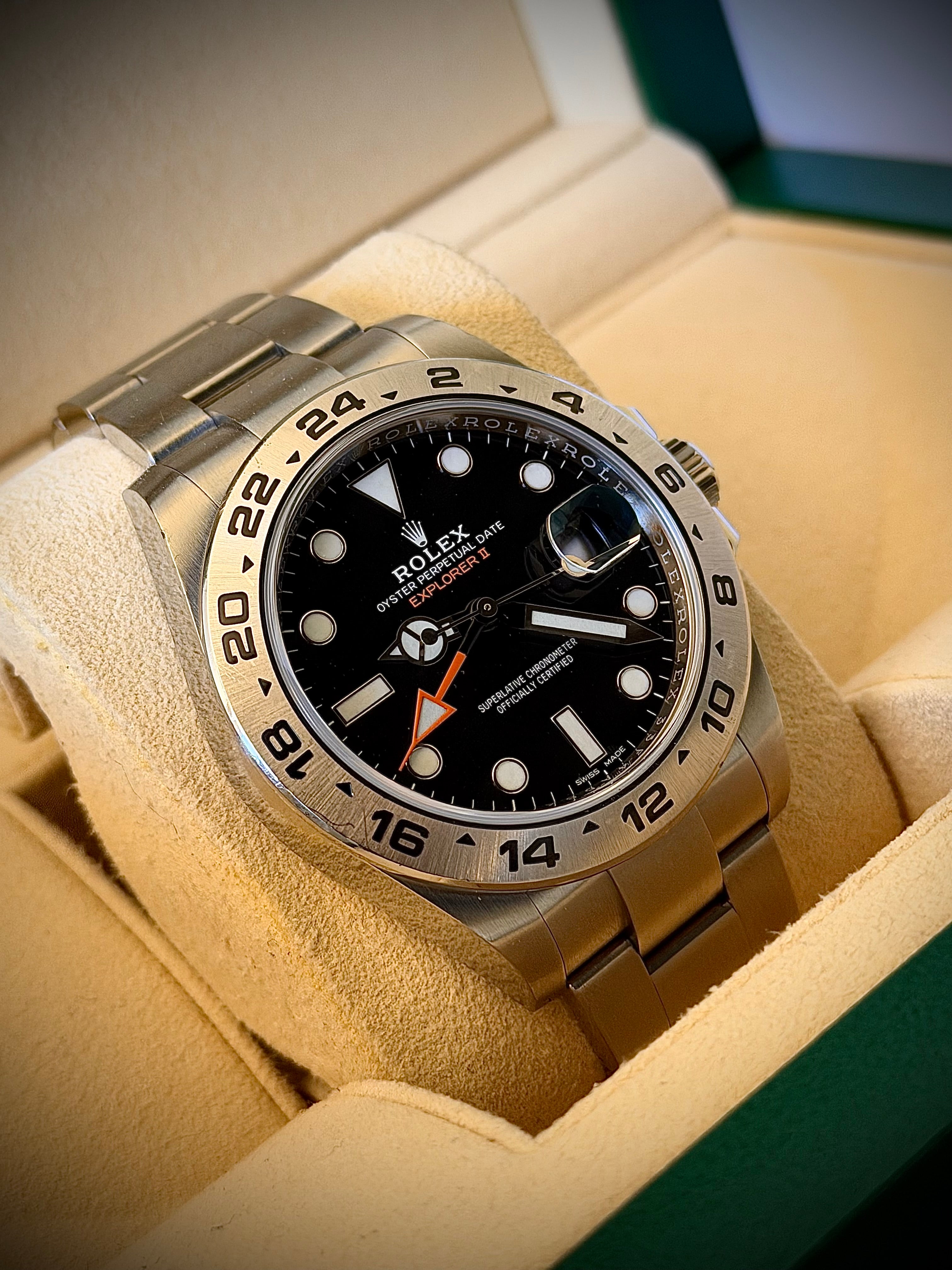 2019 ROLEX EXPLORER II, 216570, FULL SET, INC GST