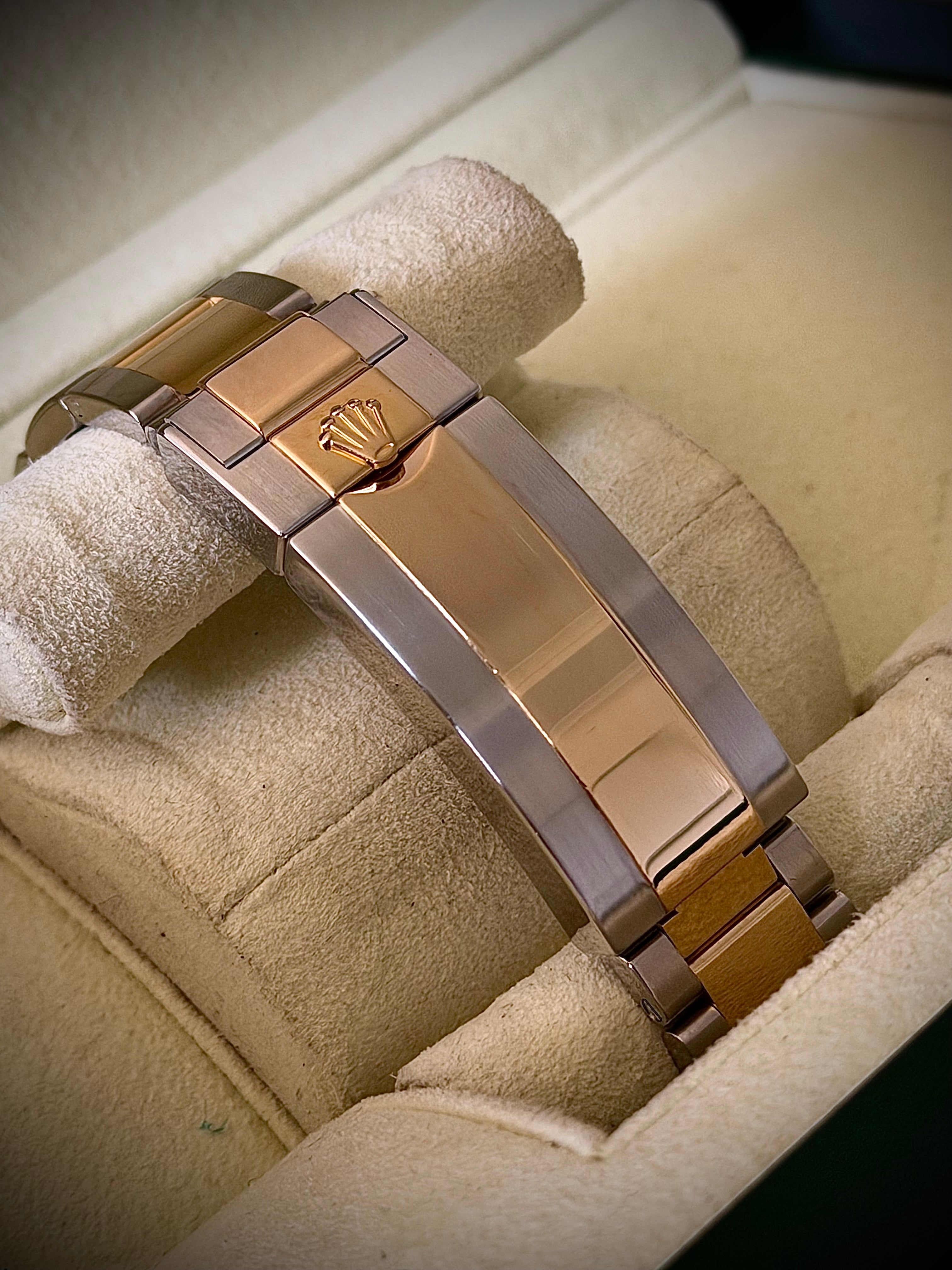 CIRCA 2010 ROLEX SUBMARINER DATE, 116613LB, MATTE BLUE “SMURF” DIAL, BOX & BOOKLETS, INC GST