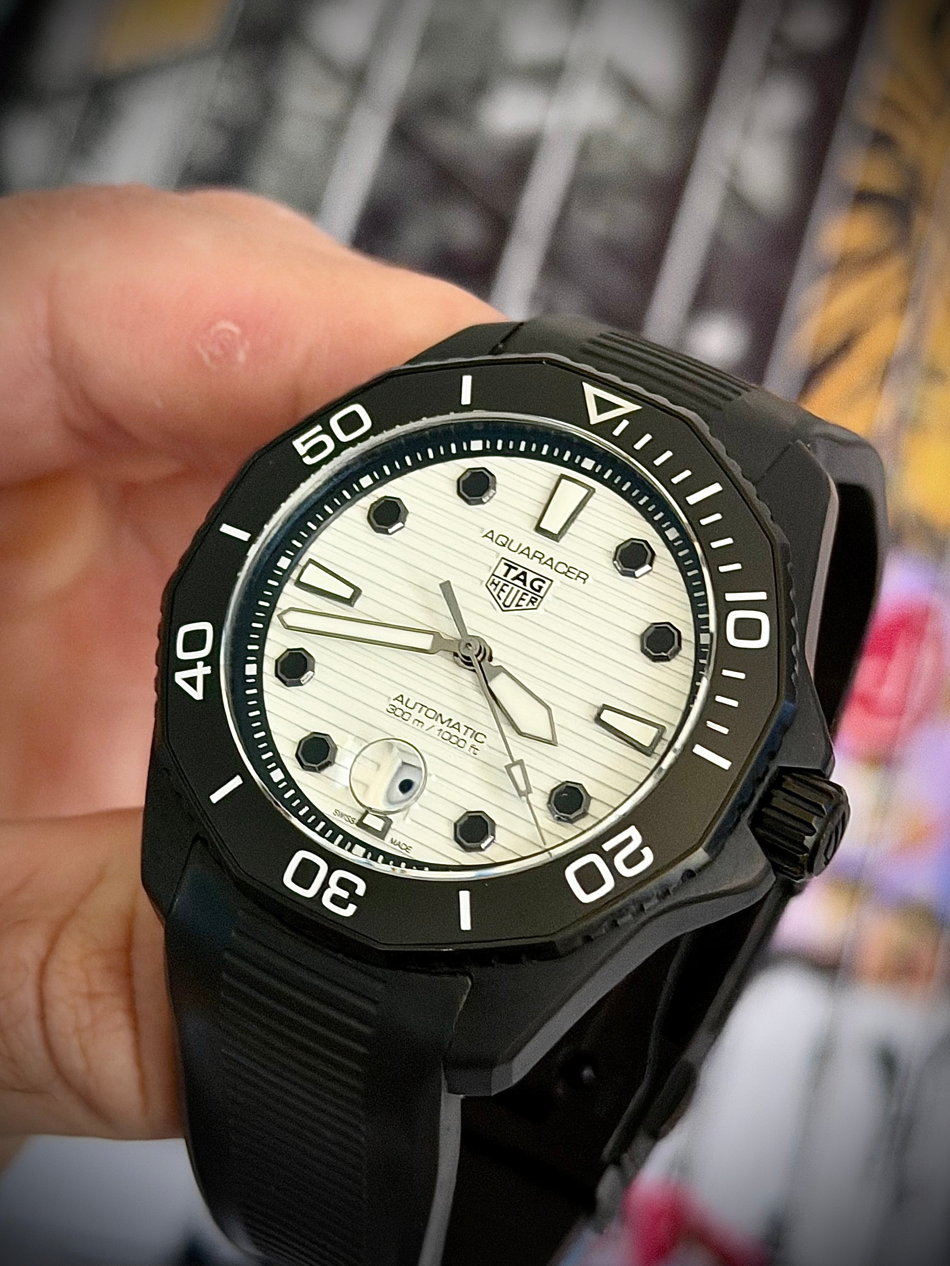 2025 TAG HEUER AQUARACER PROFESSIONAL 300 “NIGHT DIVER”, WBP201D.FT6197, FULL SET, INC GST