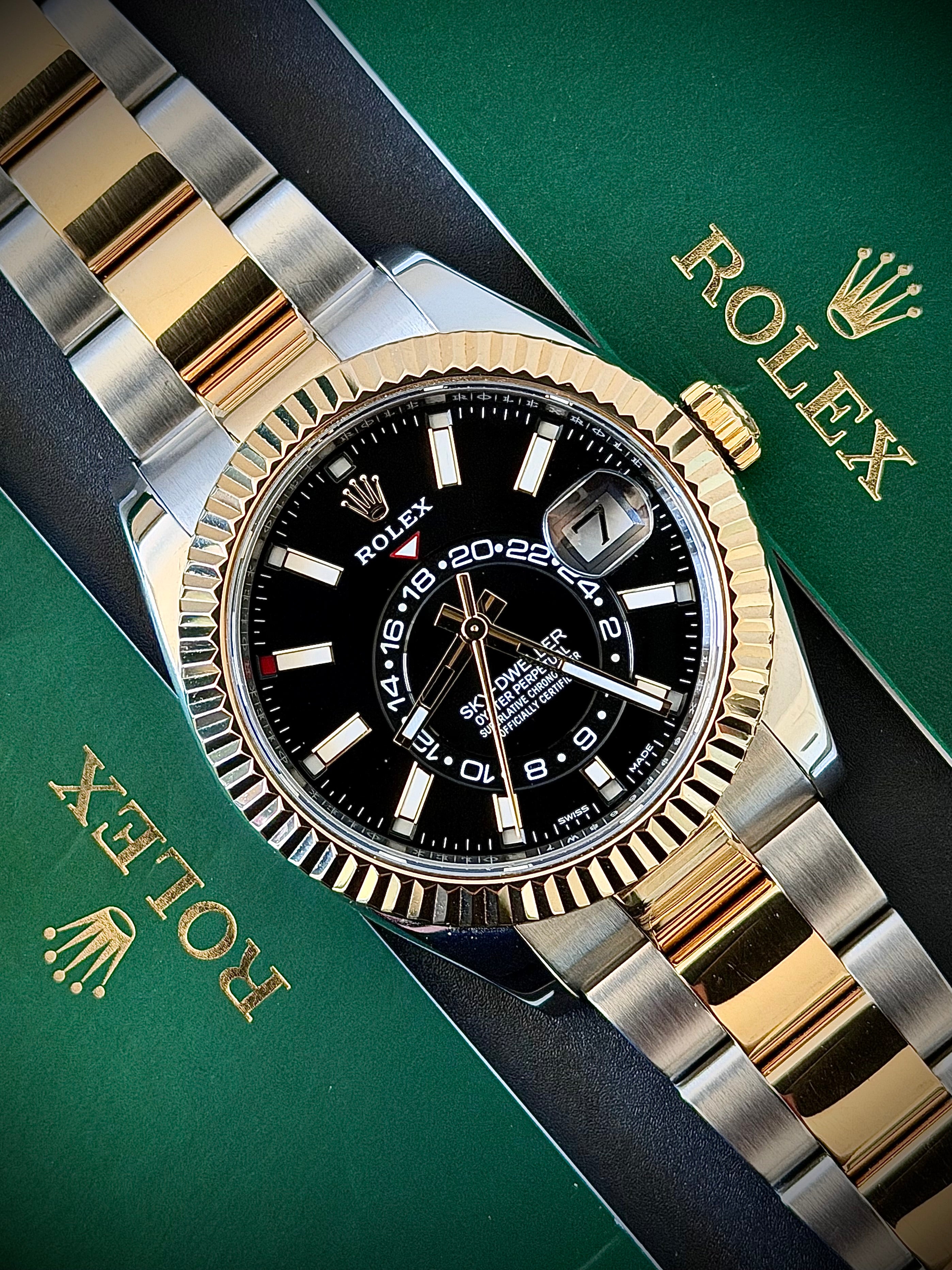 2020 ROLEX SKY DWELLER, TWO TONE, 326933, FULL SET, INC GST