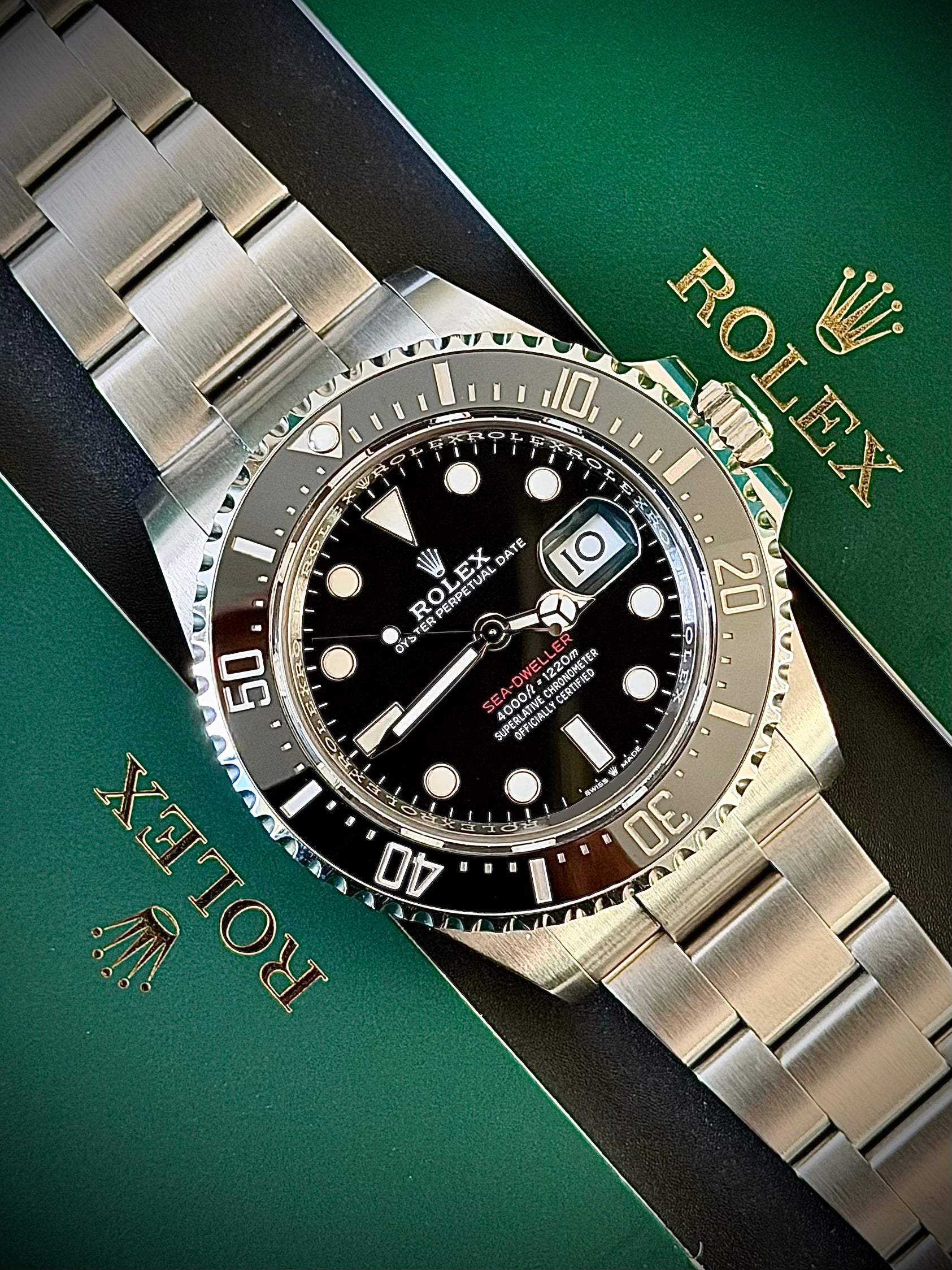 2025 ROLEX SEA DWELLER, SD43, 126600, FULL SET, INC GST