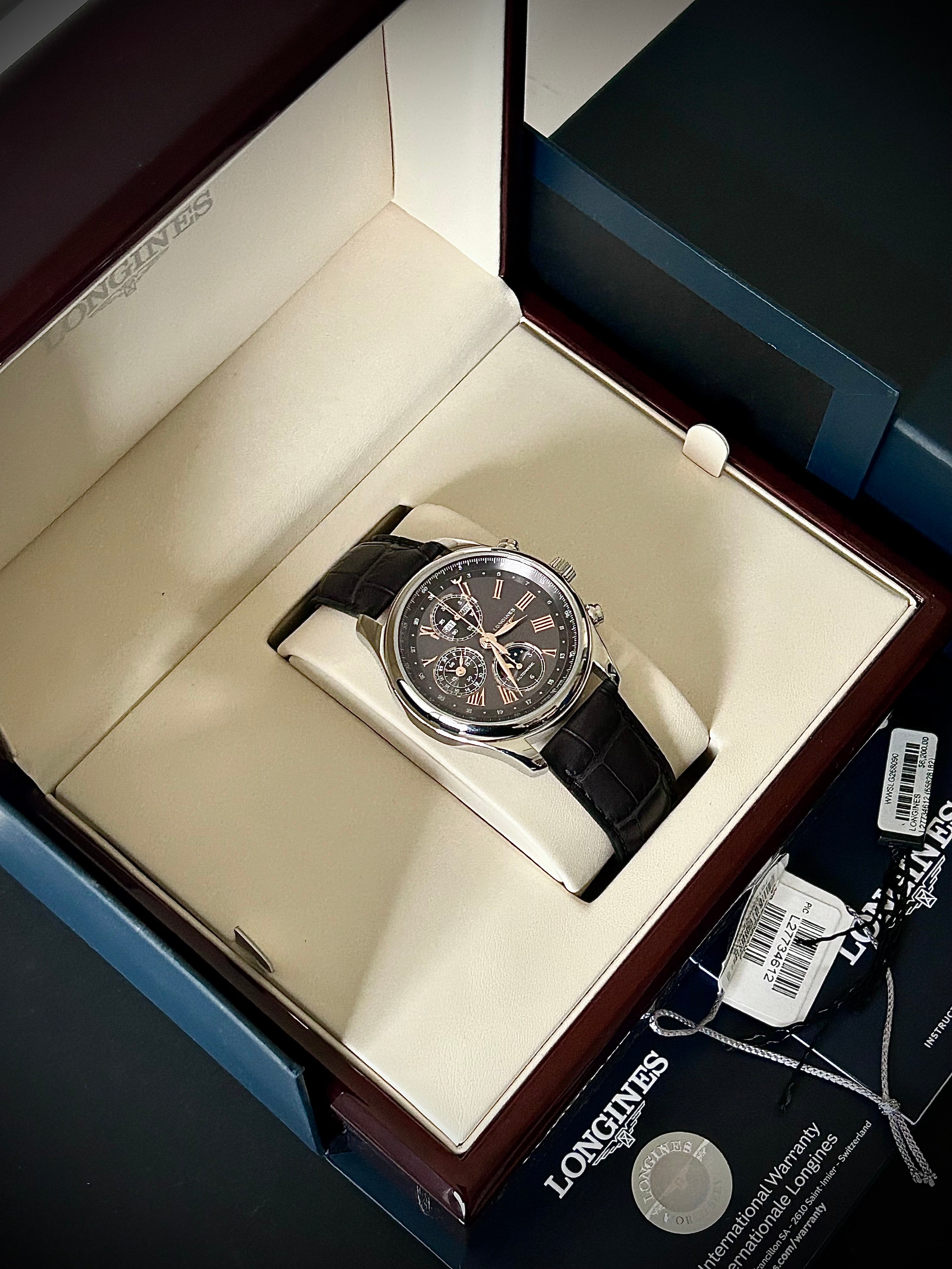 2024 LONGINES MASTER COLLECTION MOONPHASE, FULL SET, INC GST