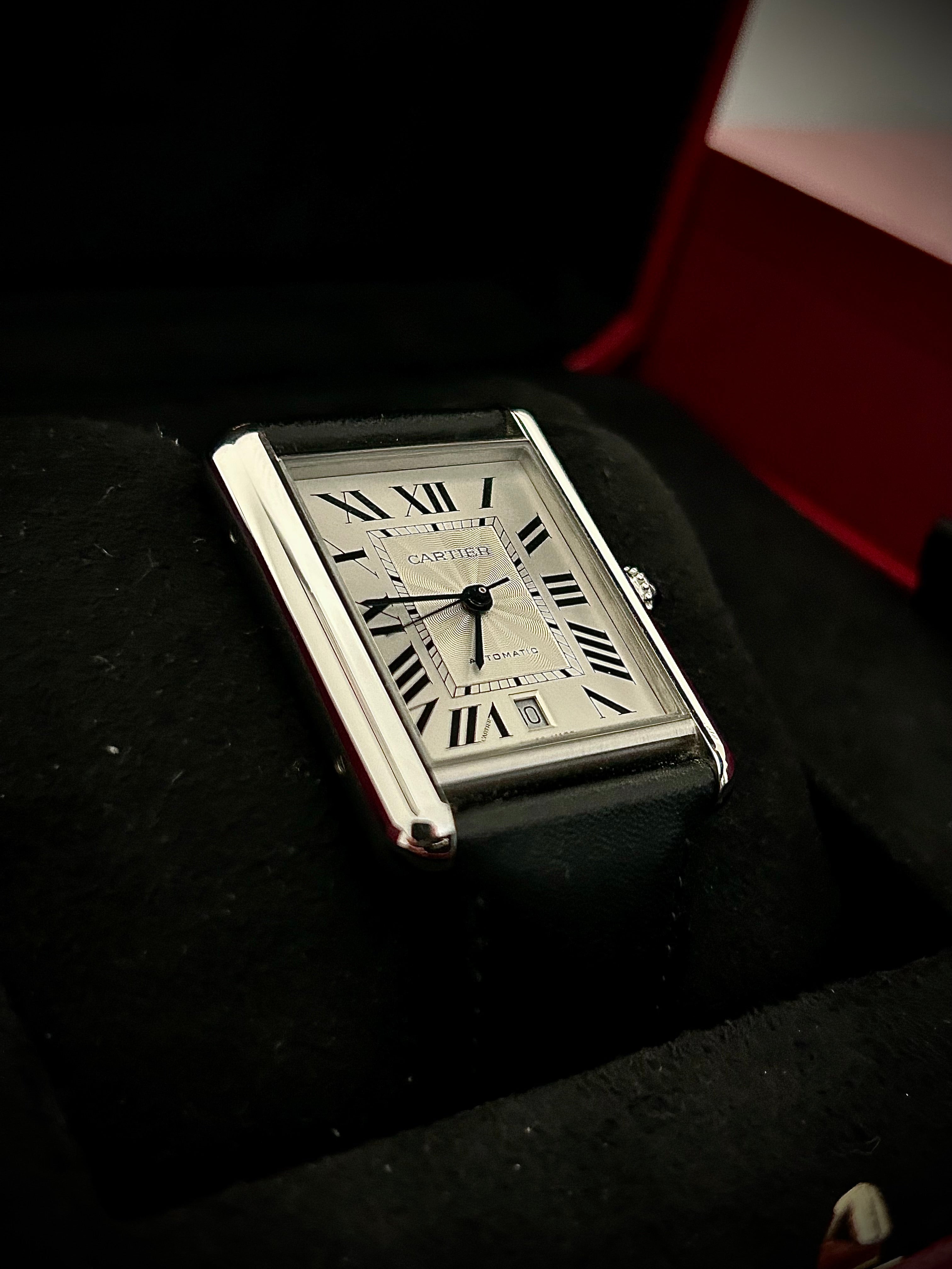 2022 CARTIER TANK XL AUTOMATIC, FULL SET, INC GST