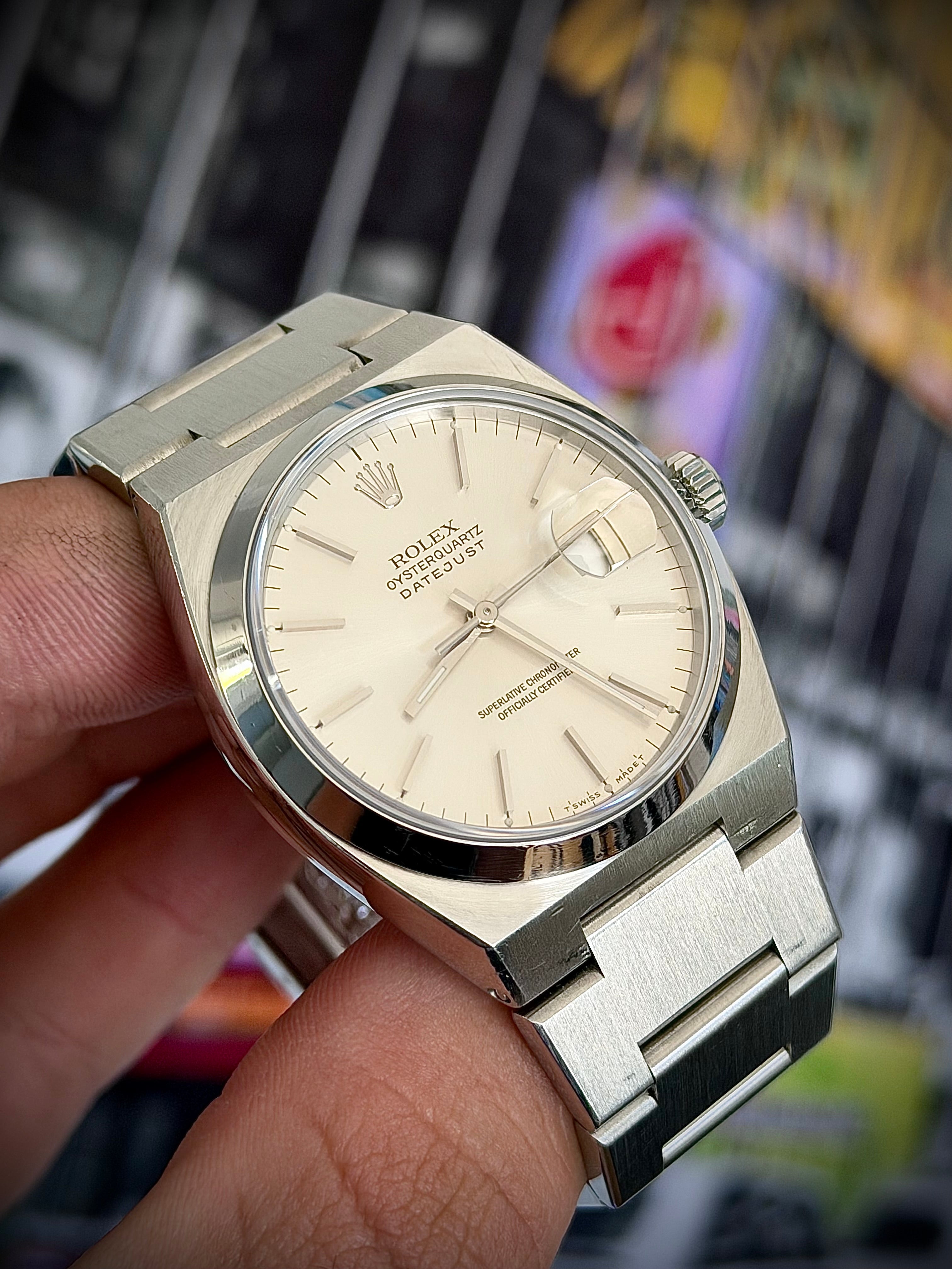 1991 ROLEX OYSTERQUARTZ DATEJUST, 17000, FULL SET, INC GST