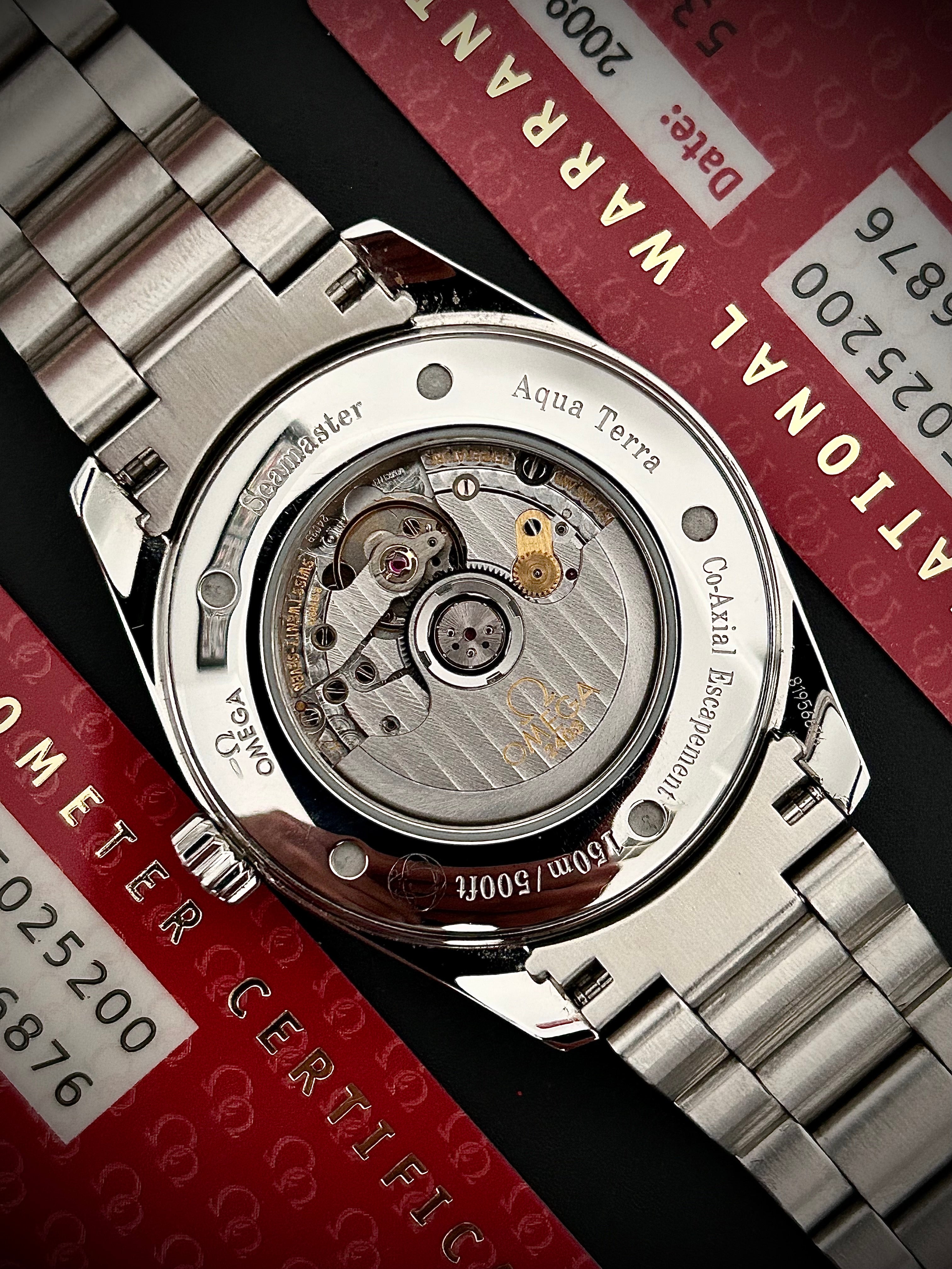 2009 OMEGA SEAMASTER RAILMASTER 41, 2502.52.00, FULL SET, INC GST