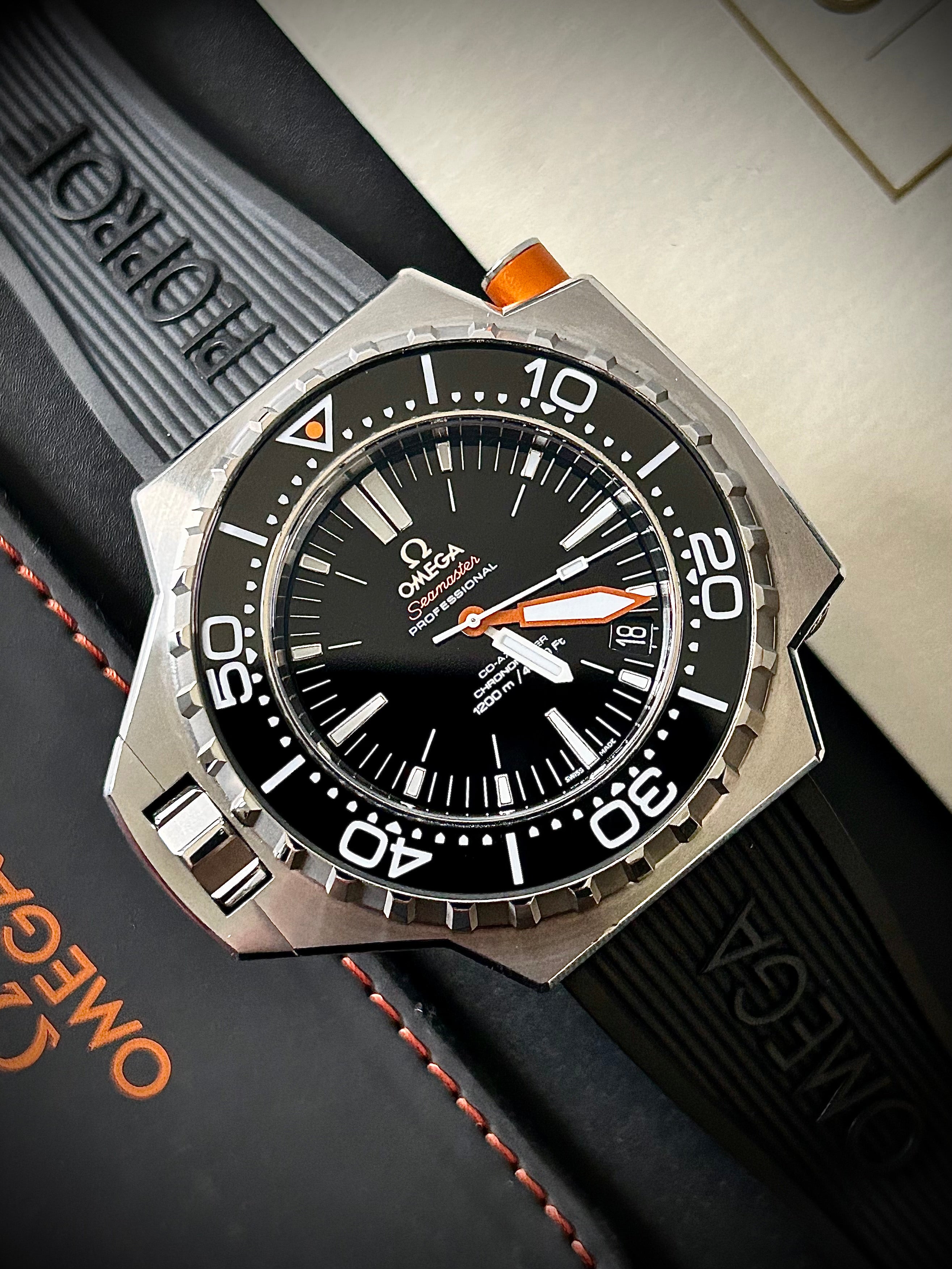 2022 OMEGA SEAMASTER PLOPROF 1200M, FULL SET, INC GST