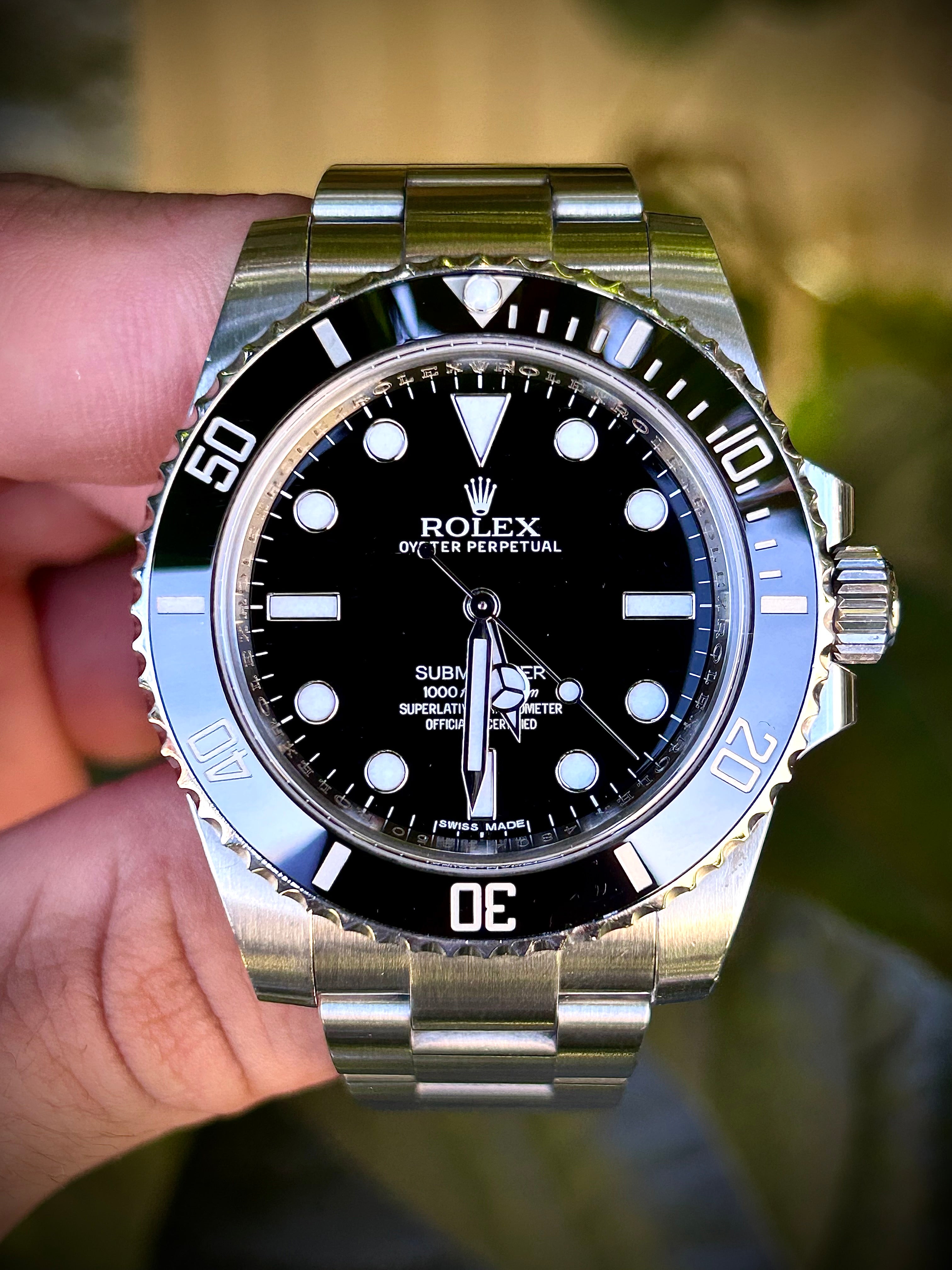 2013 ROLEX SUBMARINER NO DATE, 114060, FULL SET, INC GST