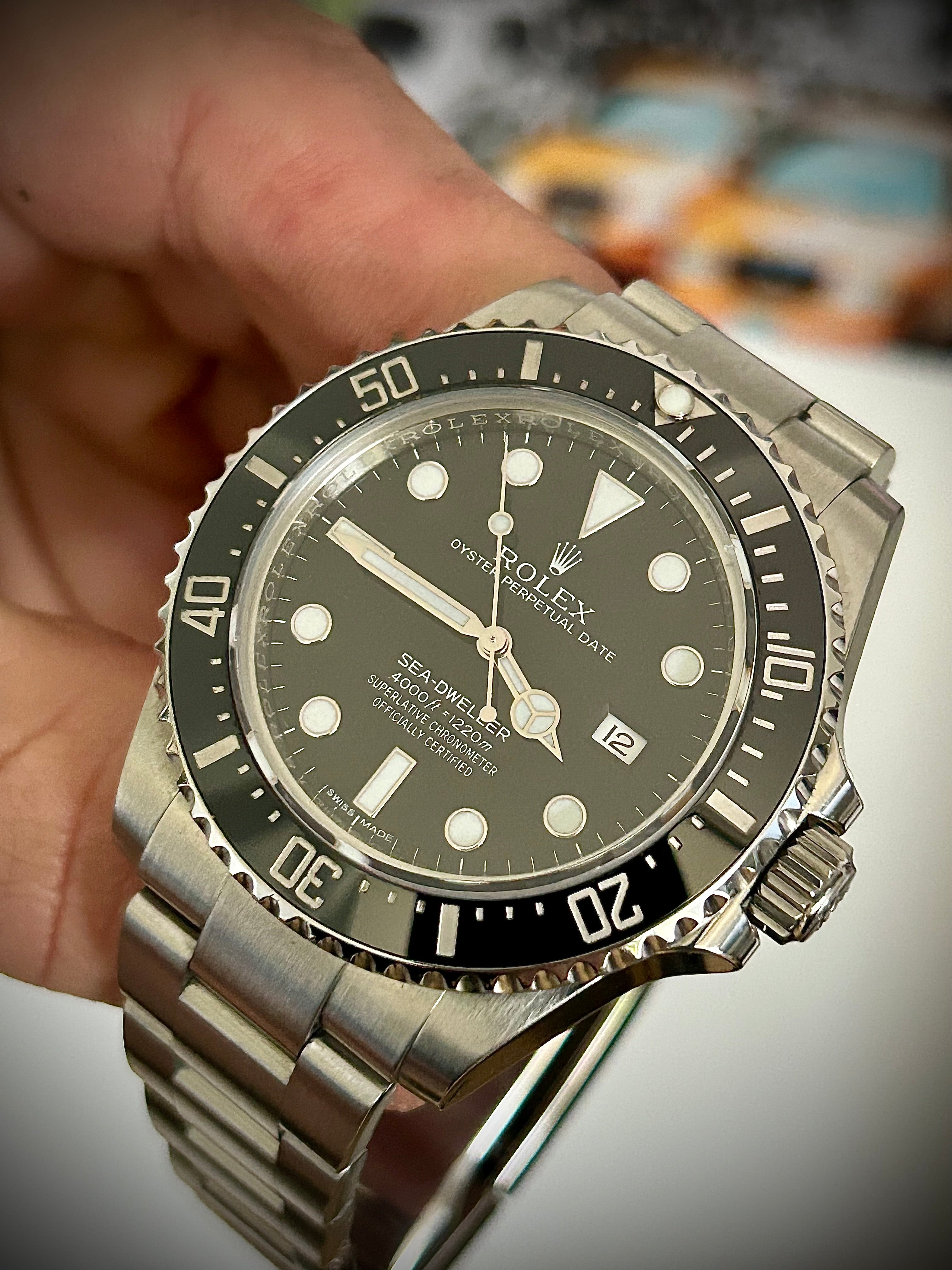 2017 ROLEX SEA-DWELLER 4000, 116600, BOX AND PAPERS, GST INC