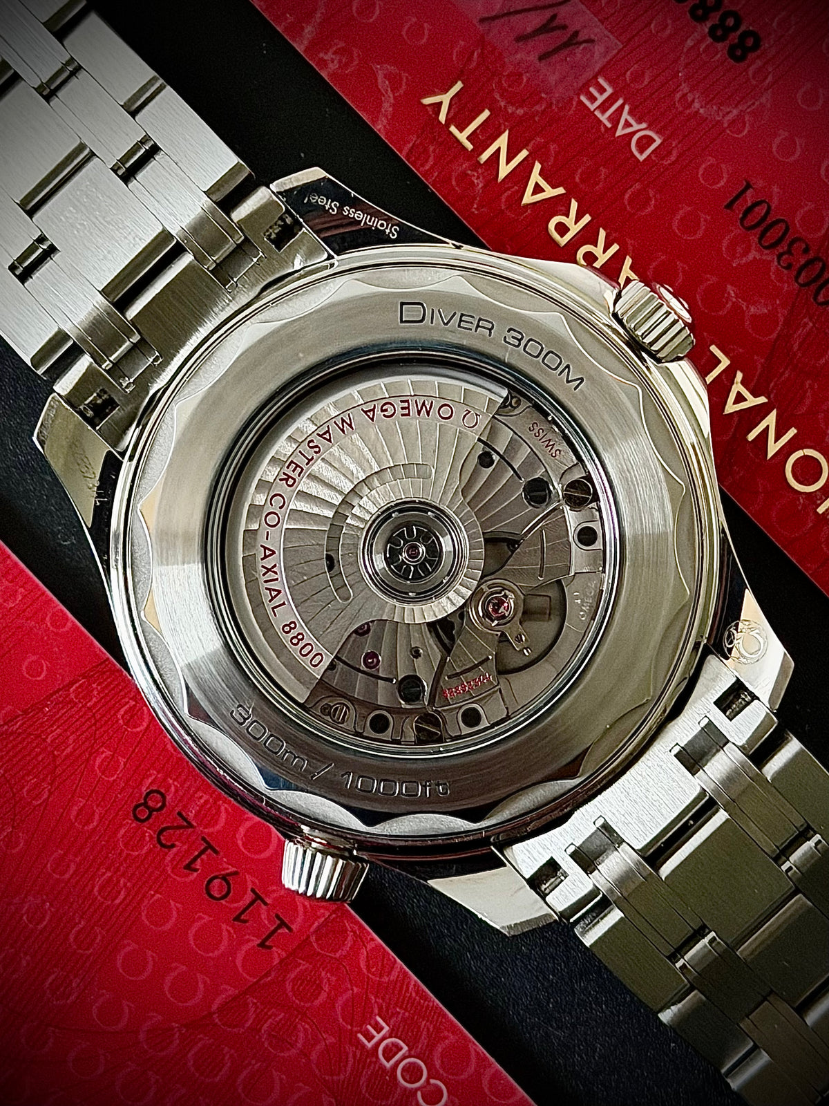 2024 OMEGA SEAMASTER DIVER 300M, 210.30.42.20.03.001, BLUE DIAL, STEEL BRACELET, FULL SET, INC GST