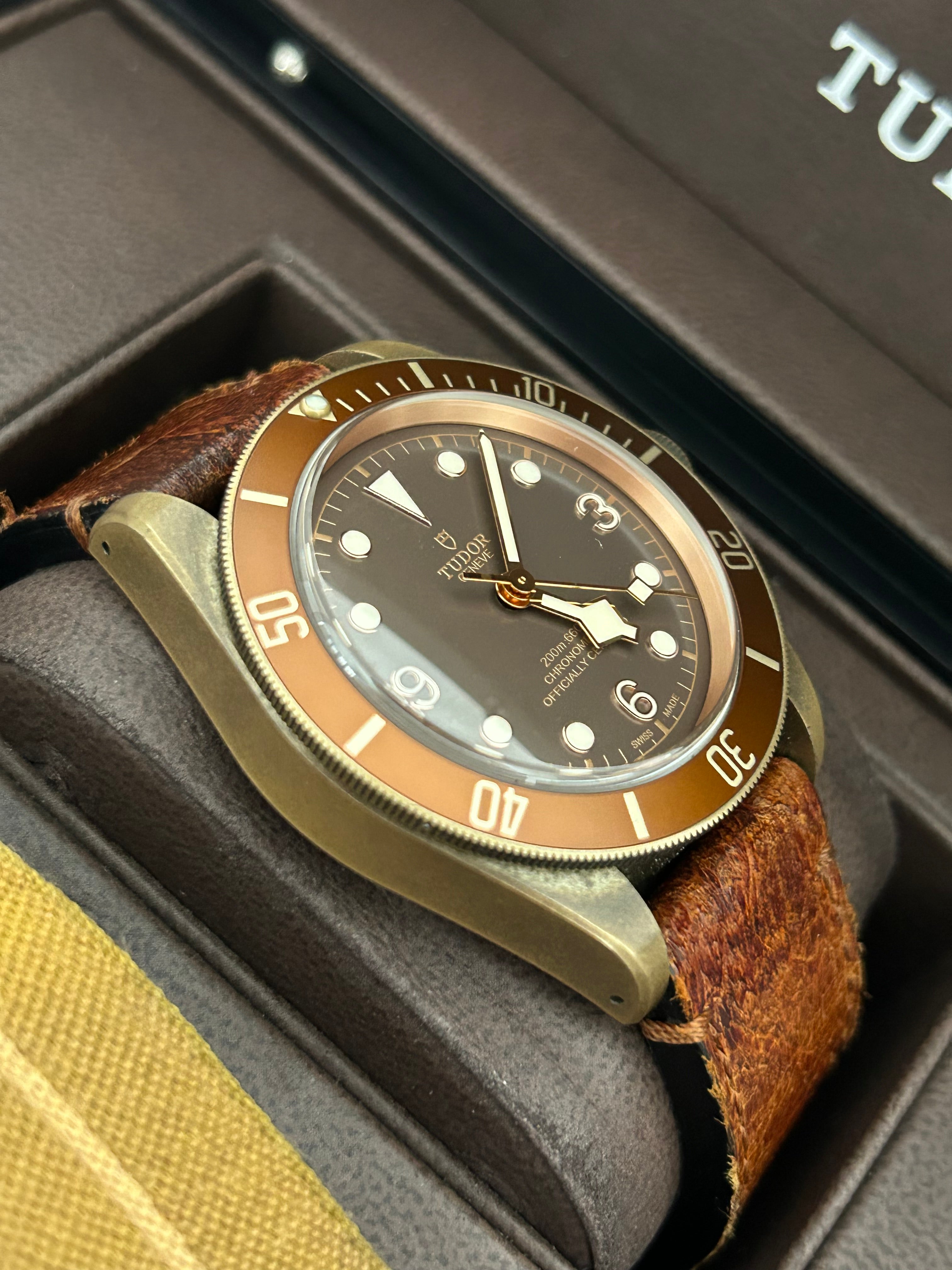 2017 TUDOR BLACK BAY BRONZE, FULL SET, INC GST