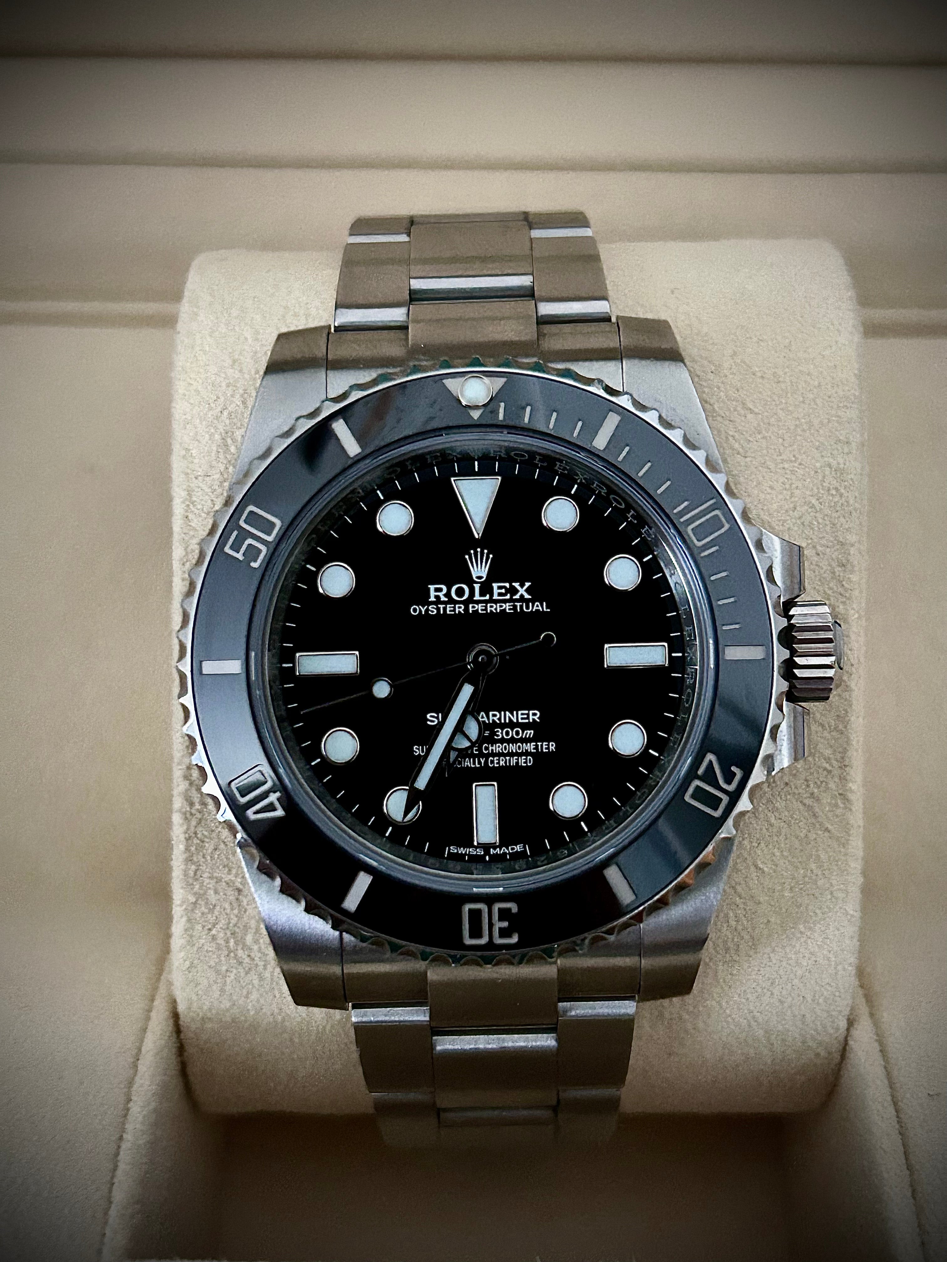 2020 ROLEX SUBMARINER NO DATE 114060, FULL SET, INC GST