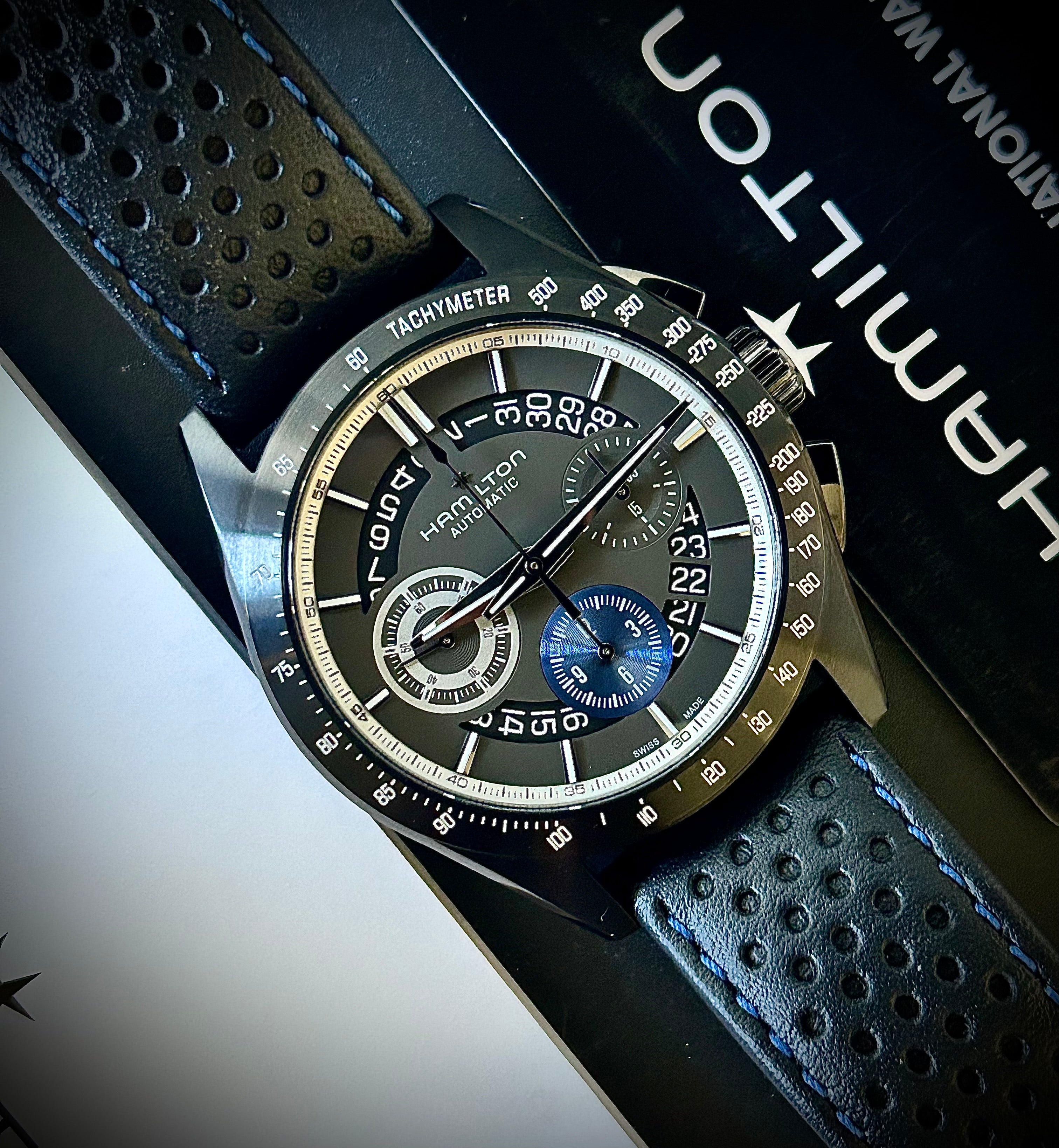 2025 HAMILTON JAZZMASTER PERFORMER AUTOCHRONO, FULL SET, INC GST