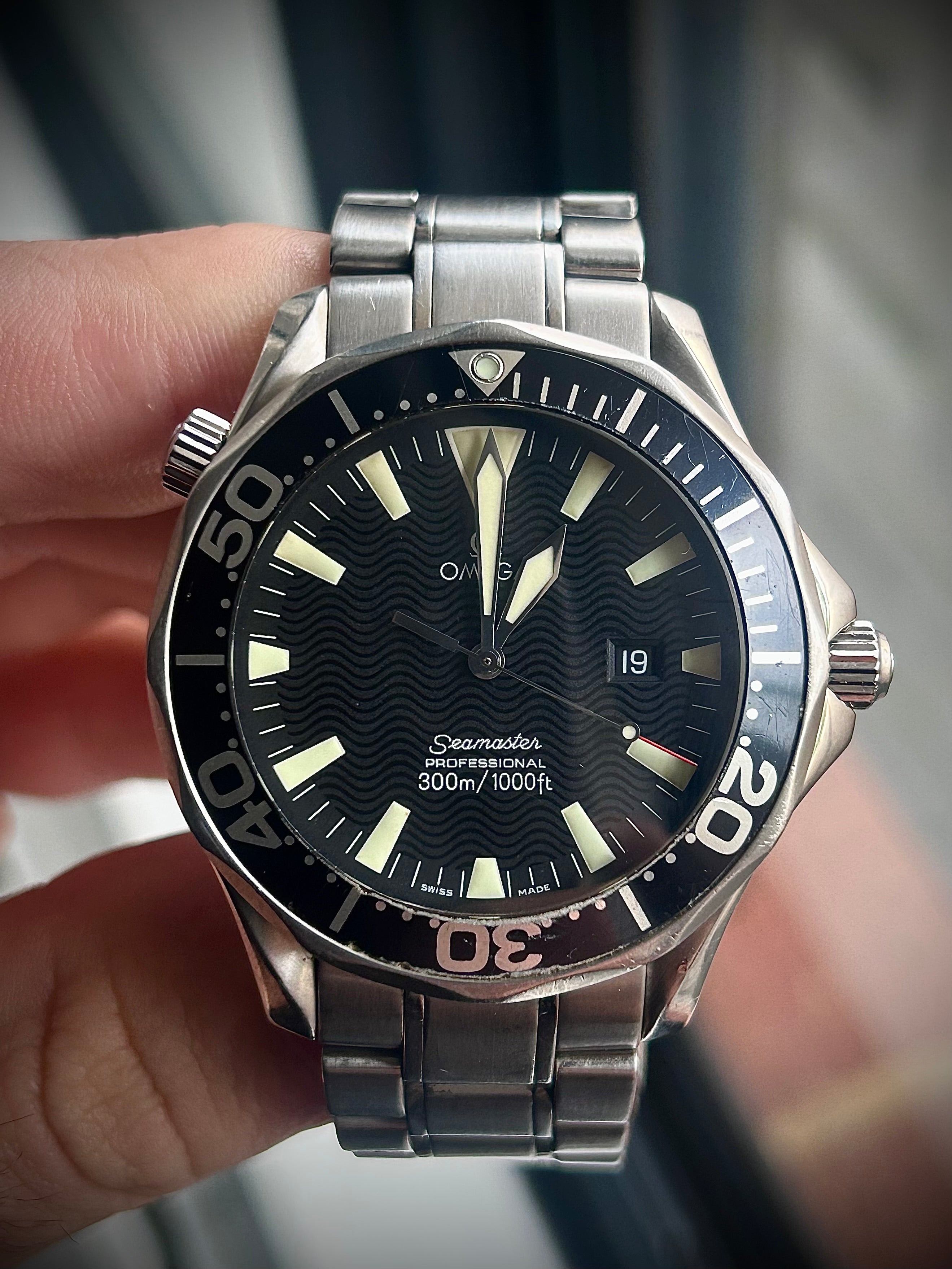 1998 OMEGA SEAMASTER 300 QUARTZ, WATCH ONLY