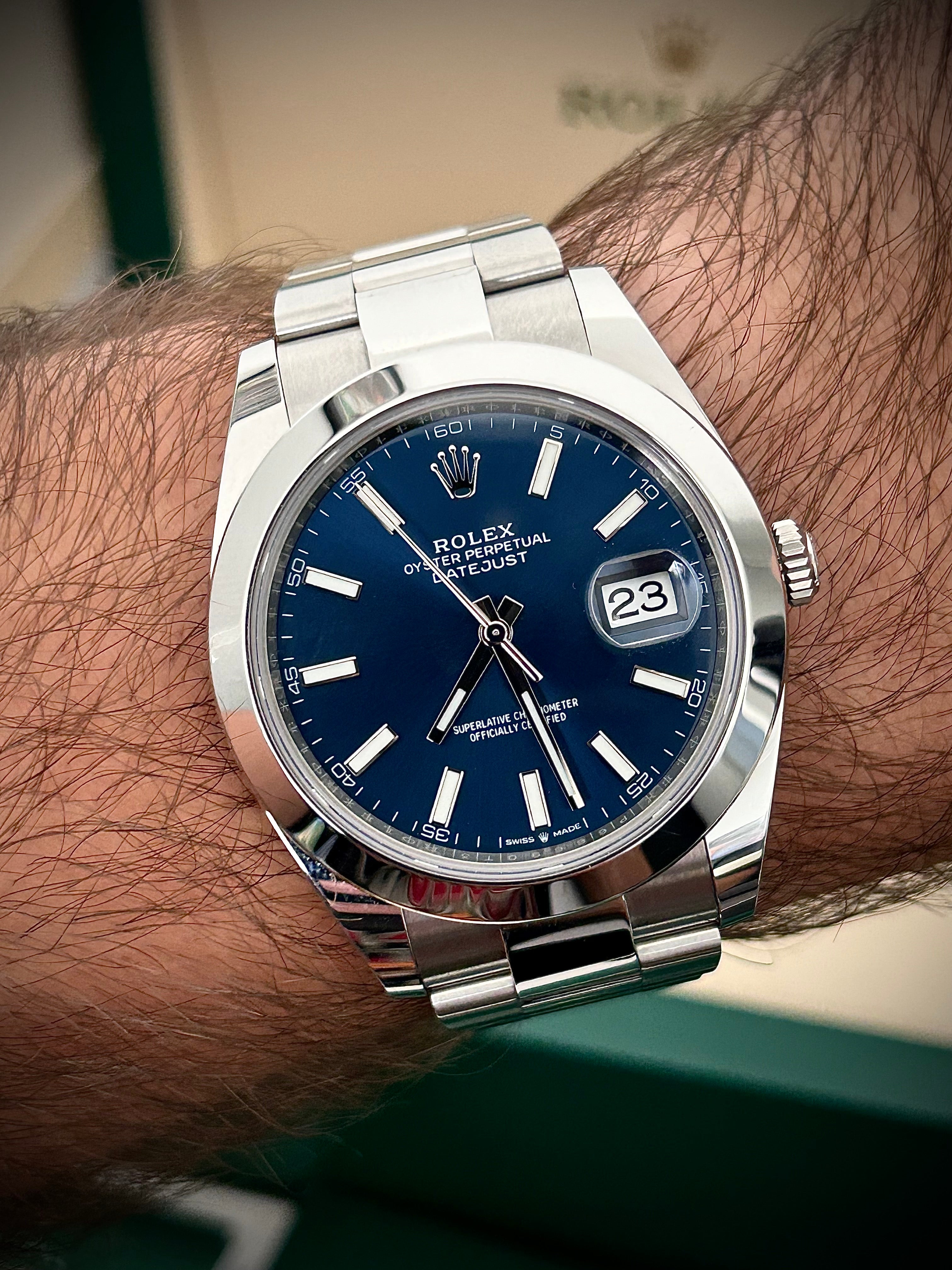 2022 ROLEX DATEJUST 41, 126300, FULL SET, INC GST