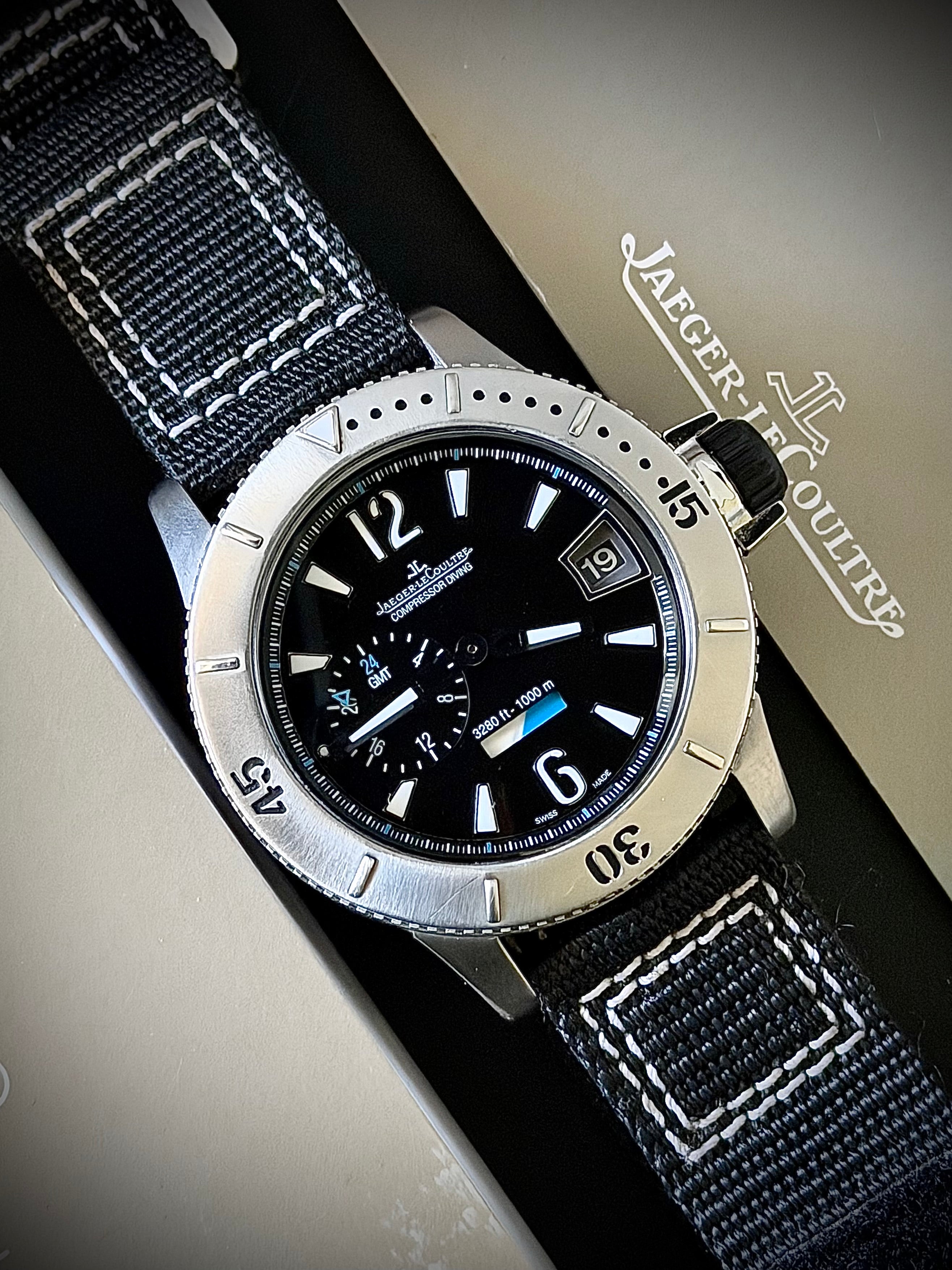 JAEGER-LECOULTRE MASTER COMPRESSOR DIVING GMT, Q187T770, LIMITED EDITION, JLC FACTORY SERVICED 2025, INC GST