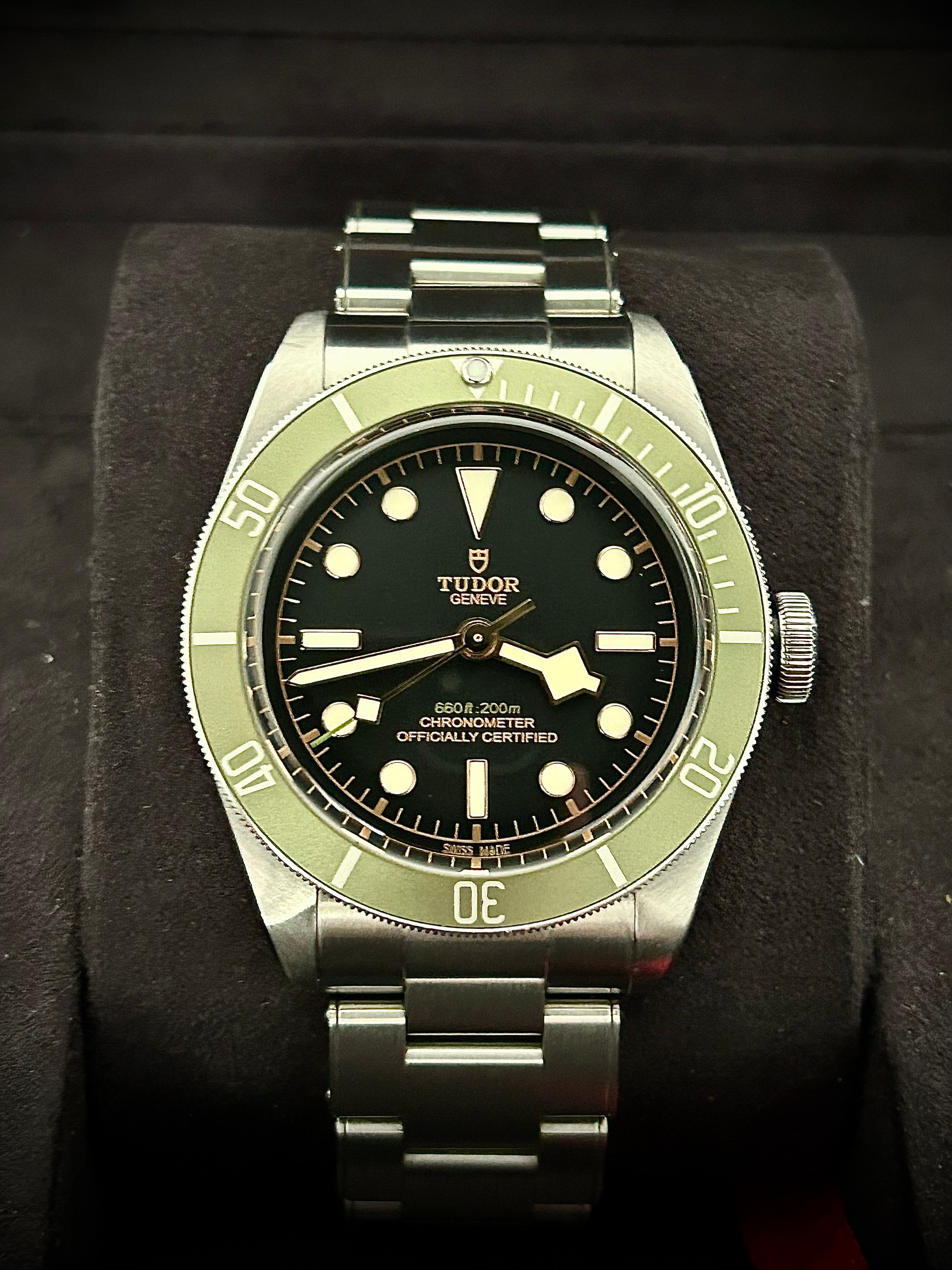 2023 TUDOR BLACK BAY HARRODS, 41MM, M79230G, FULL SET, INC GST