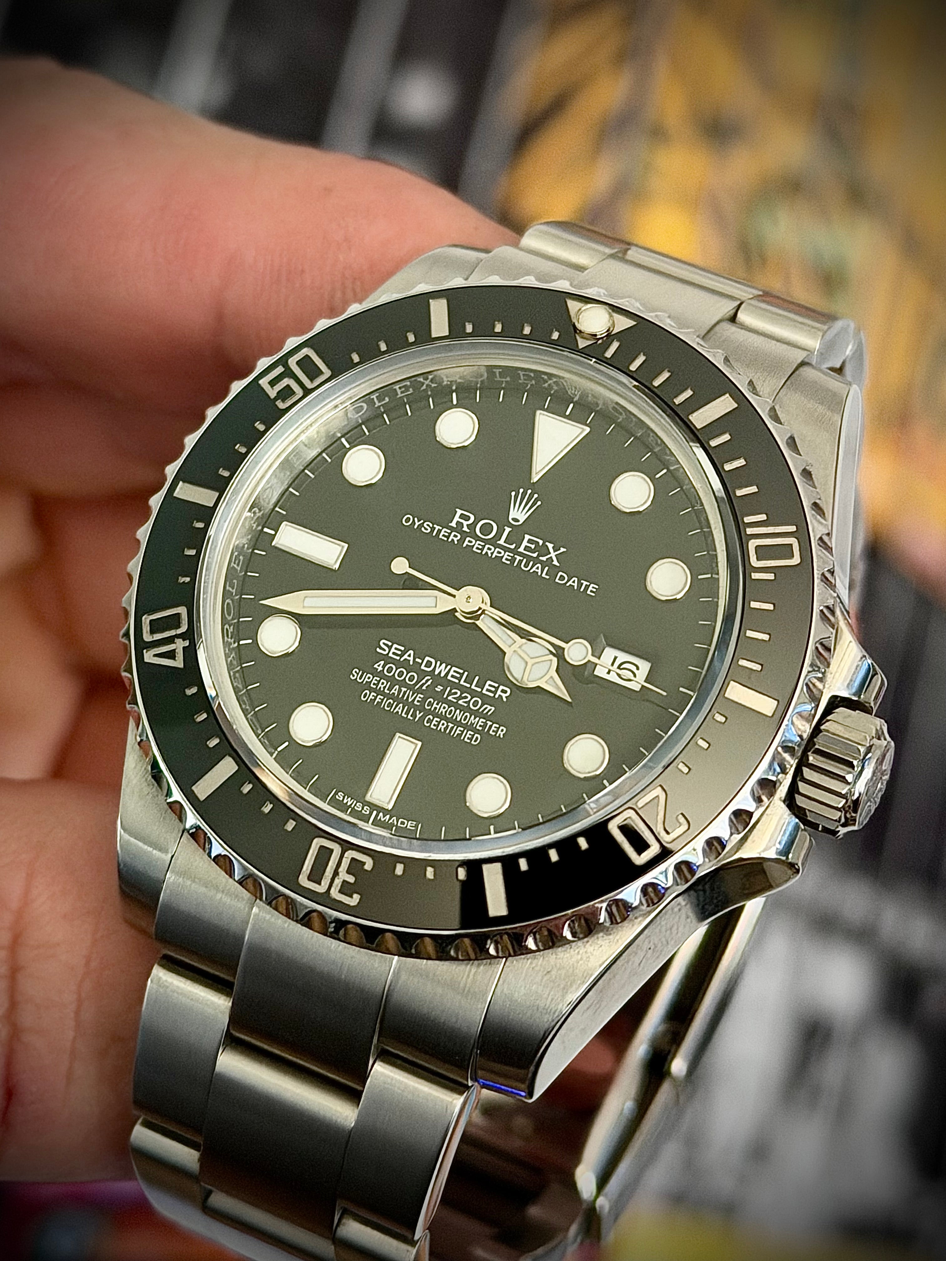 2016 ROLEX SEA-DWELLER 4000, 116600, FULL SET, INC GST