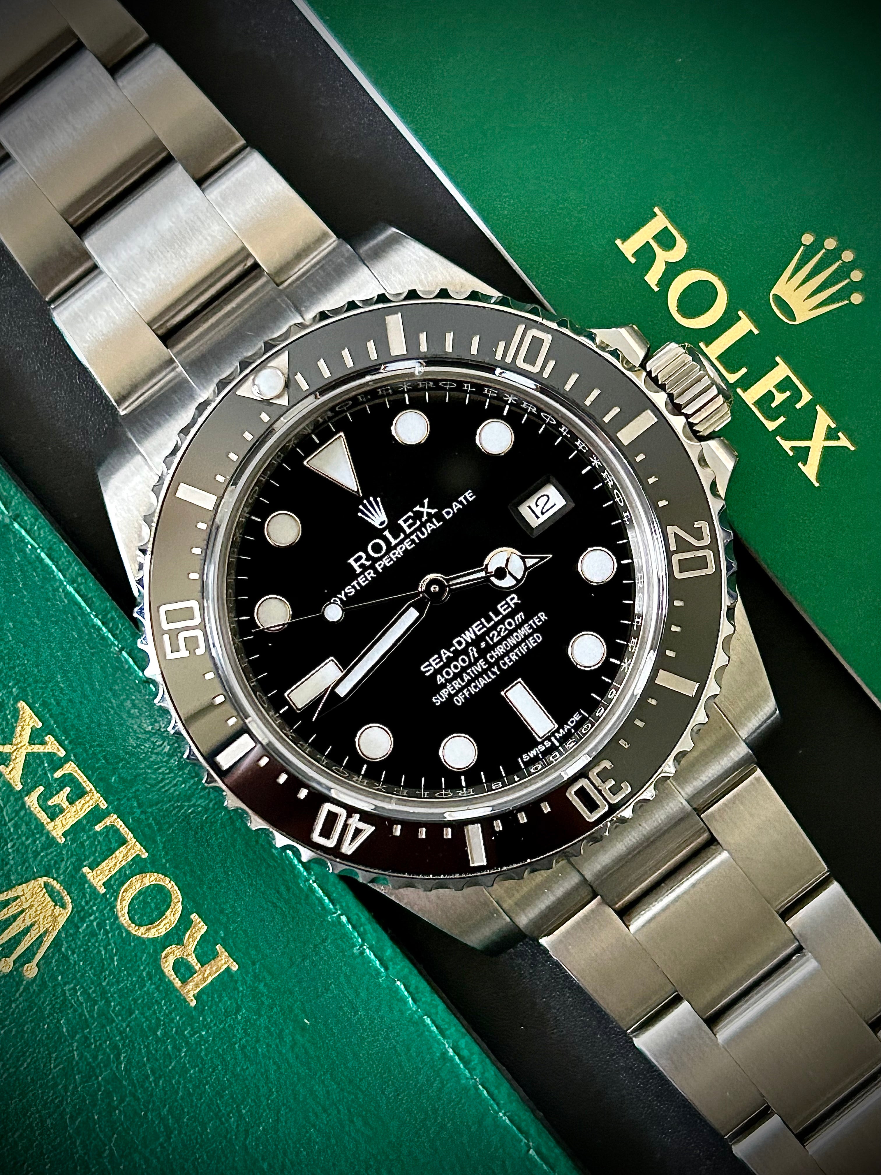 2017 ROLEX SEA-DWELLER 4000, 116600, BOX AND PAPERS, GST INC