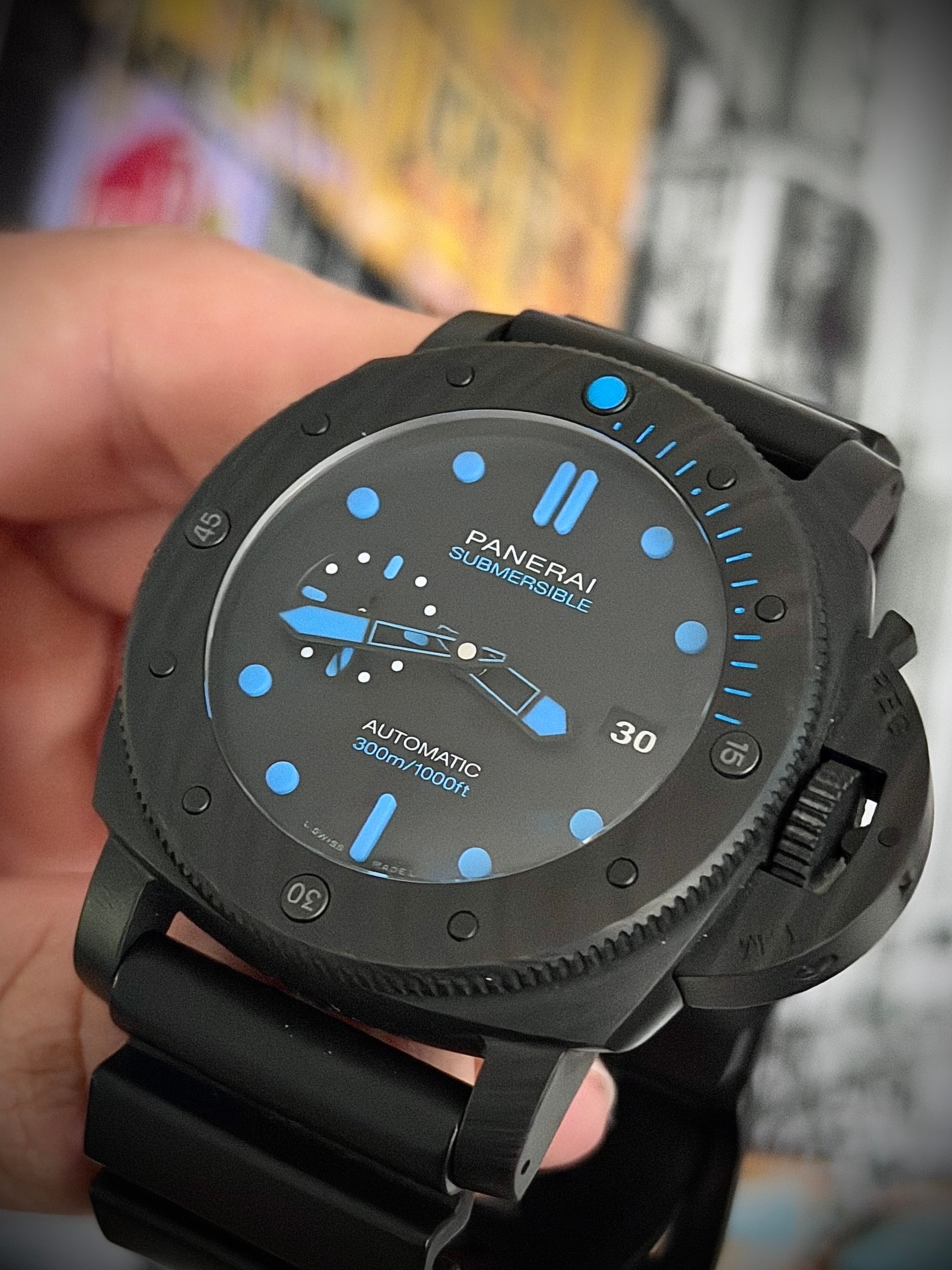 2020 PANERAI SUBMERSIBLE CARBOTECH 47MM, PAM01616, FULL SET, INC GST