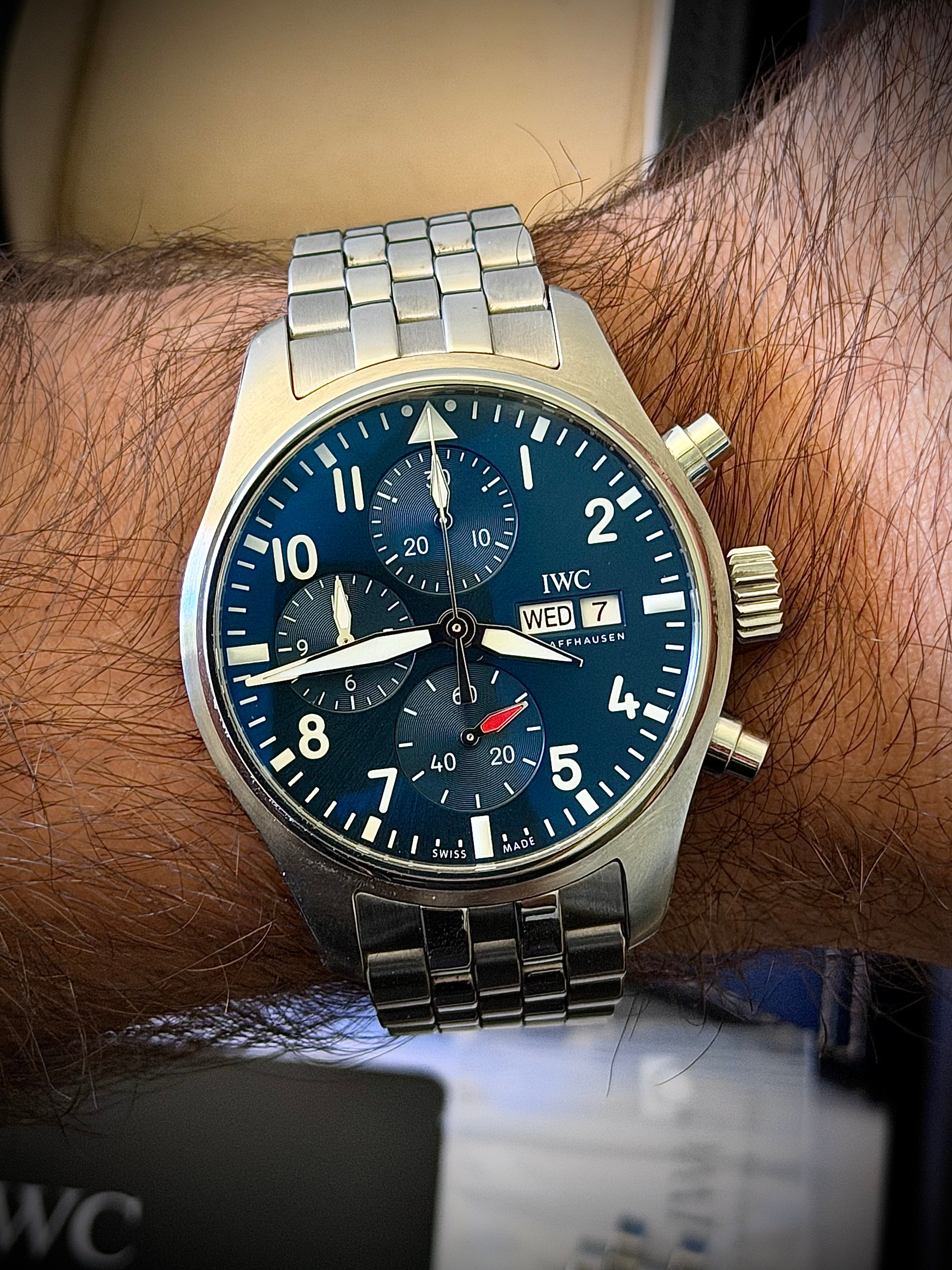 2022 IWC PILOT’S WATCH CHRONOGRAPH 41, IW388102, FULL SET, INC GST
