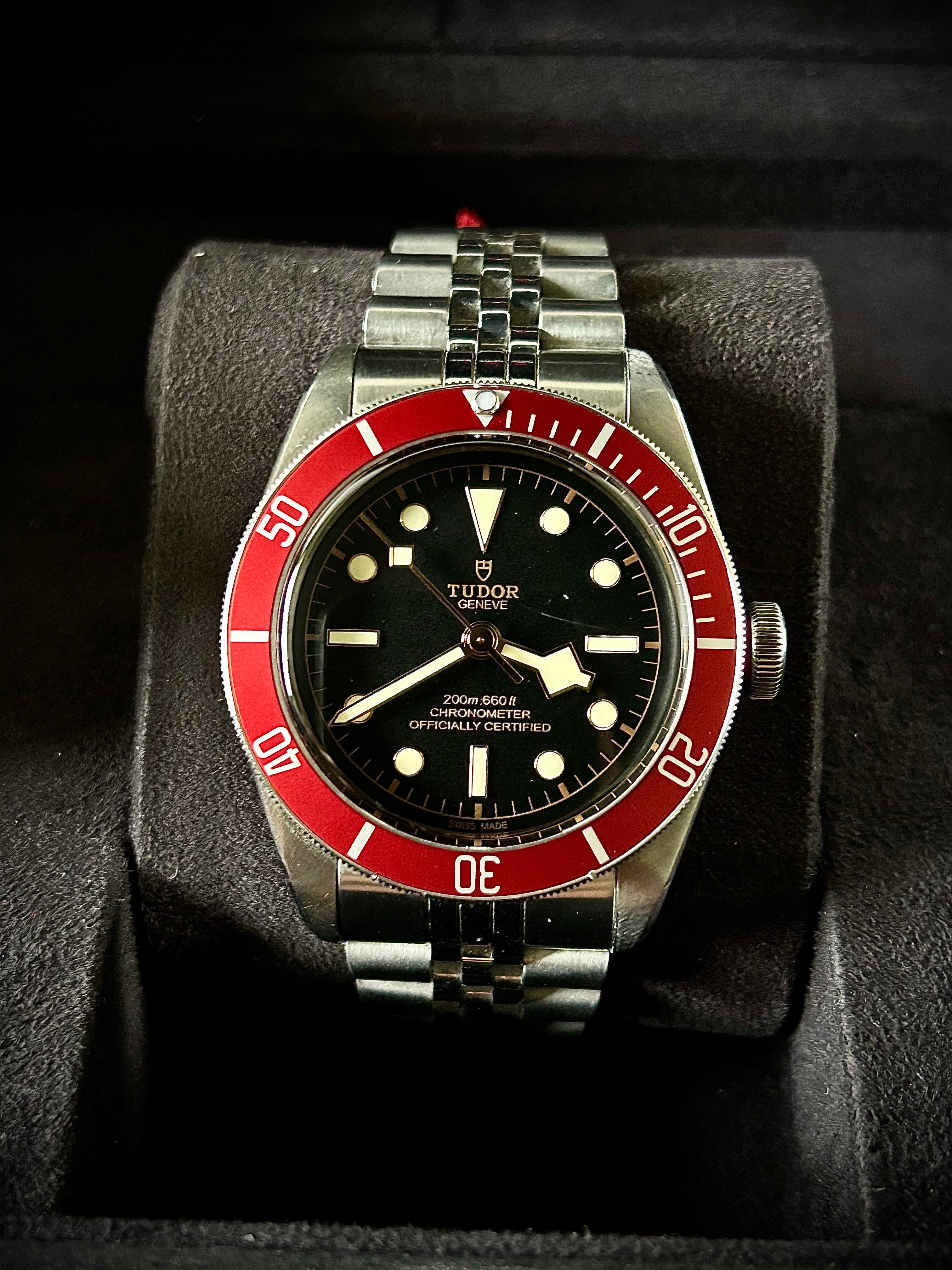 2020 TUDOR BLACK BAY BURGANDY, 41MM, FULL SET, INC GST