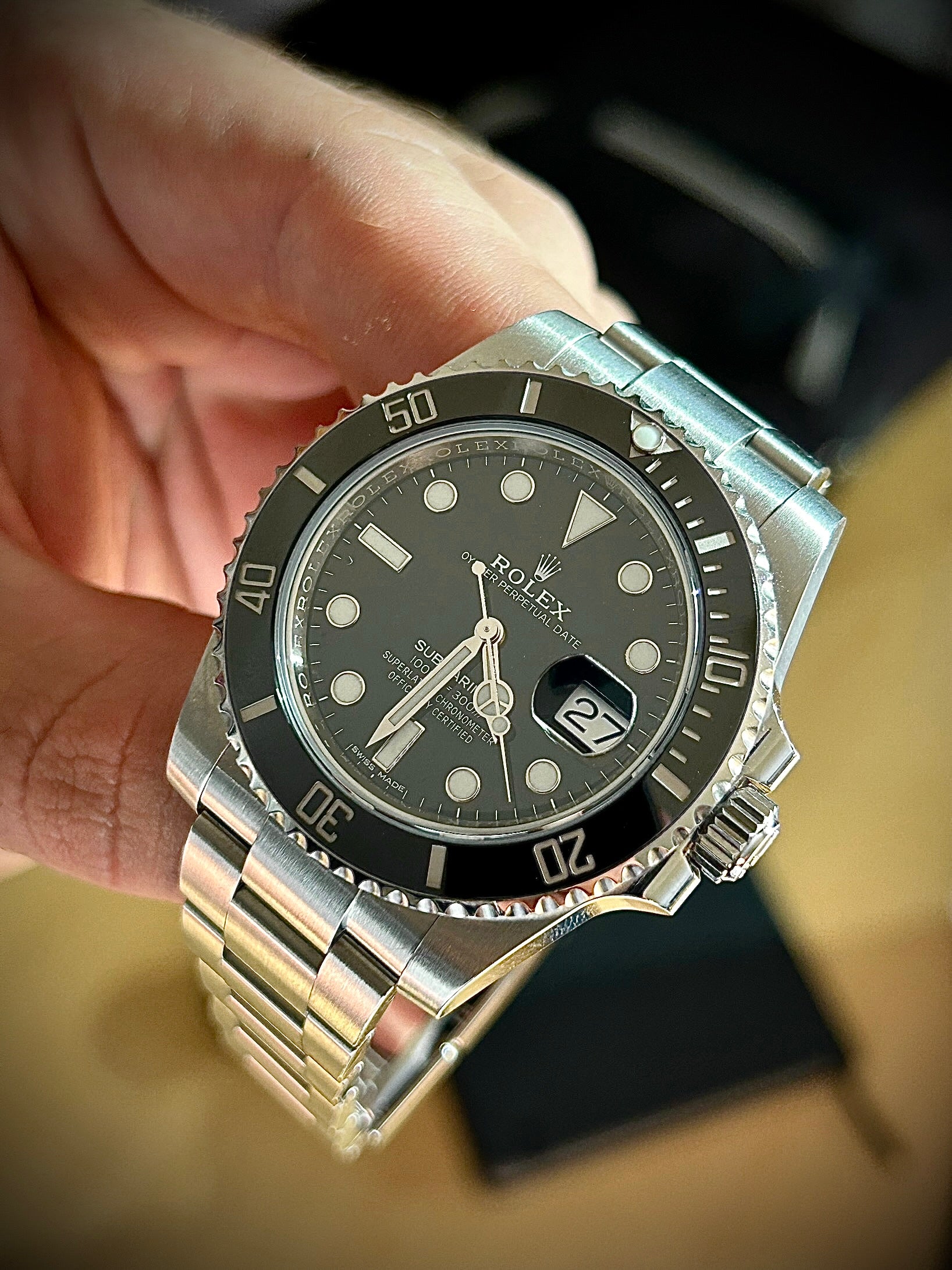 2019 ROLEX SUBMARINER DATE 116610LN, FULL SET, INC GST