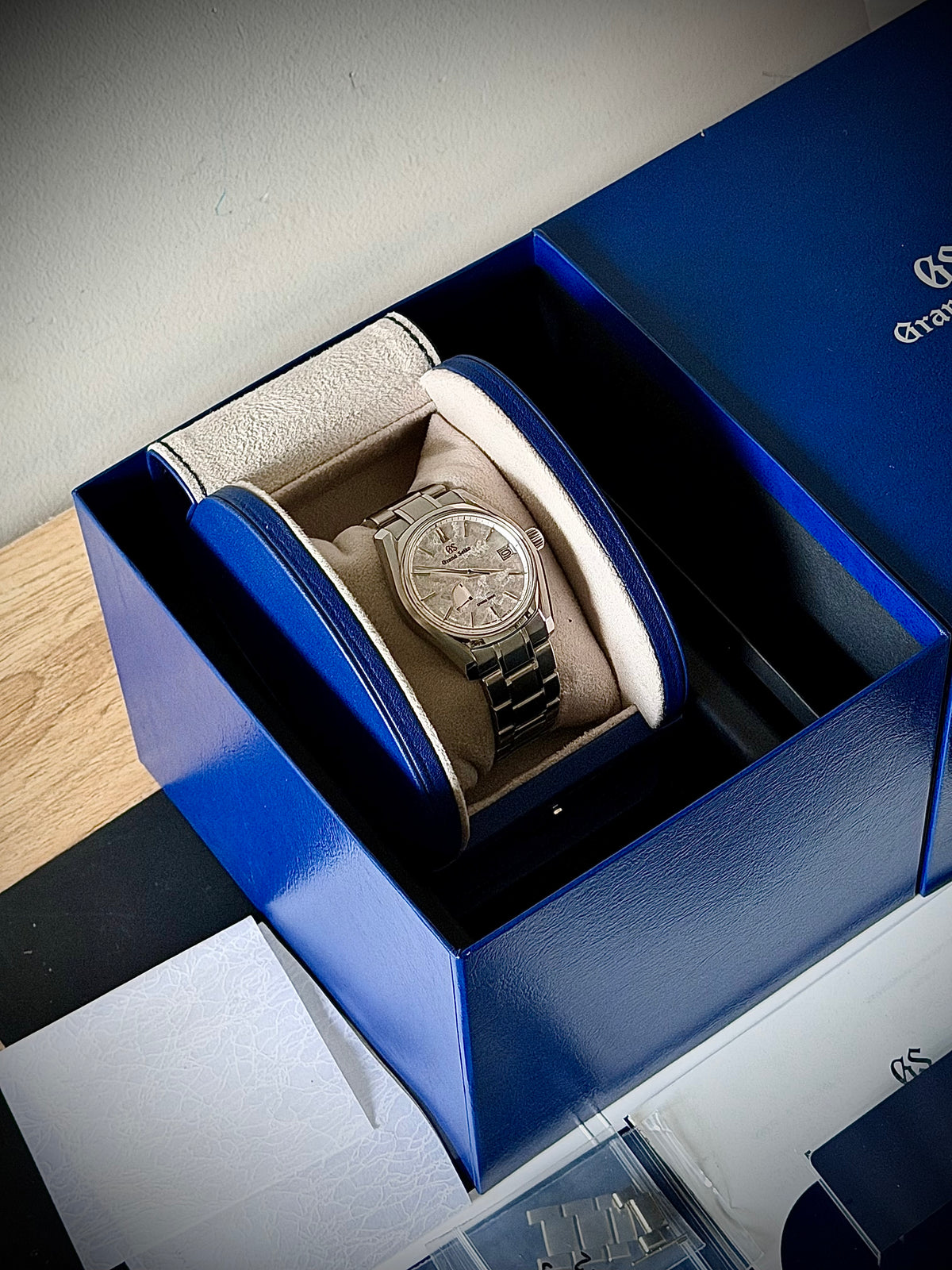 2026 GRAND SEIKO “SHUNBUN”, SBGA443, JDM, SPRING DRIVE, FULL SET, EXCELLENT CONDITION, INC GST