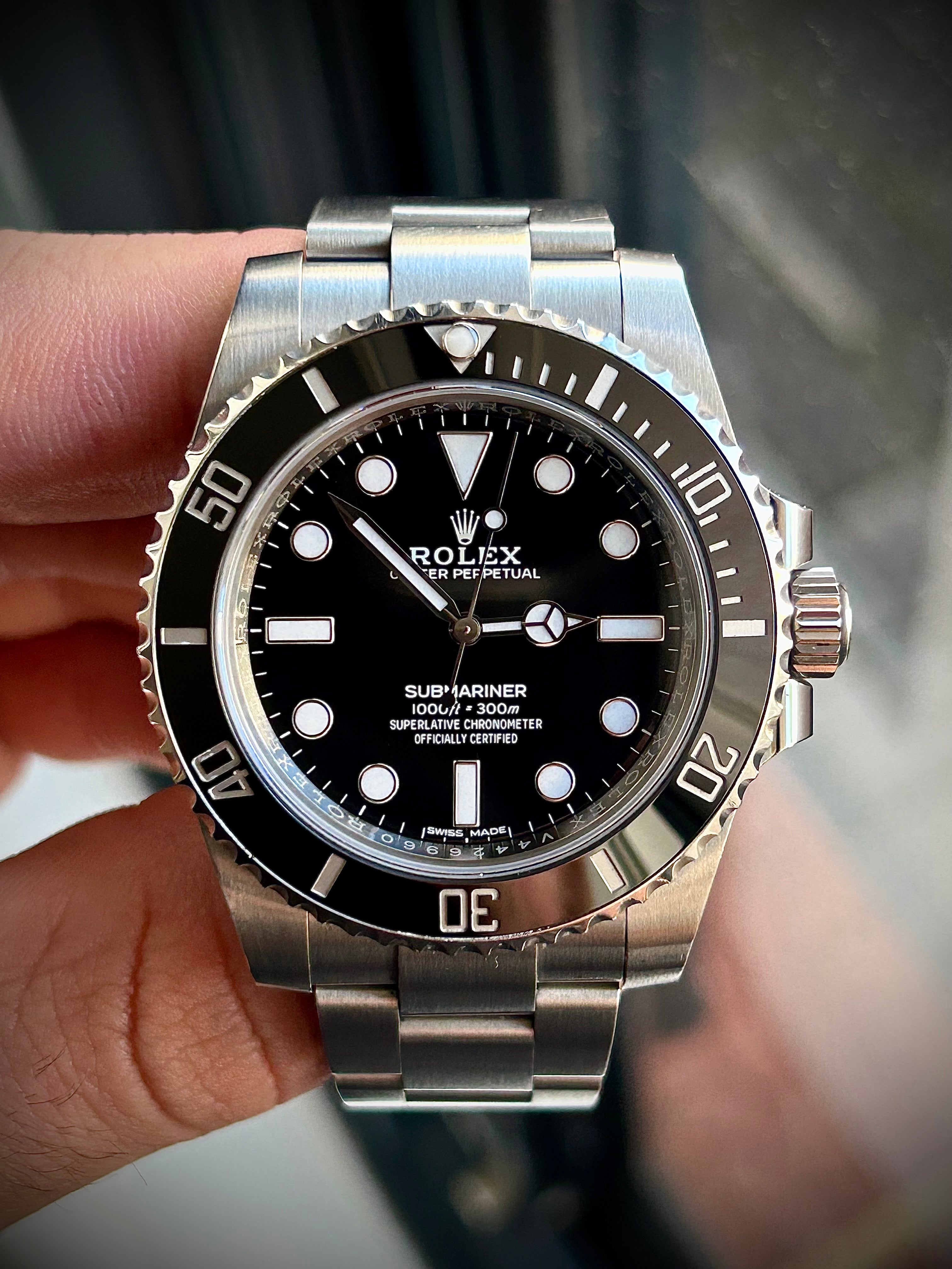 2018 ROLEX SUBMARINER NO DATE, 114060, FULL SET, INC GST