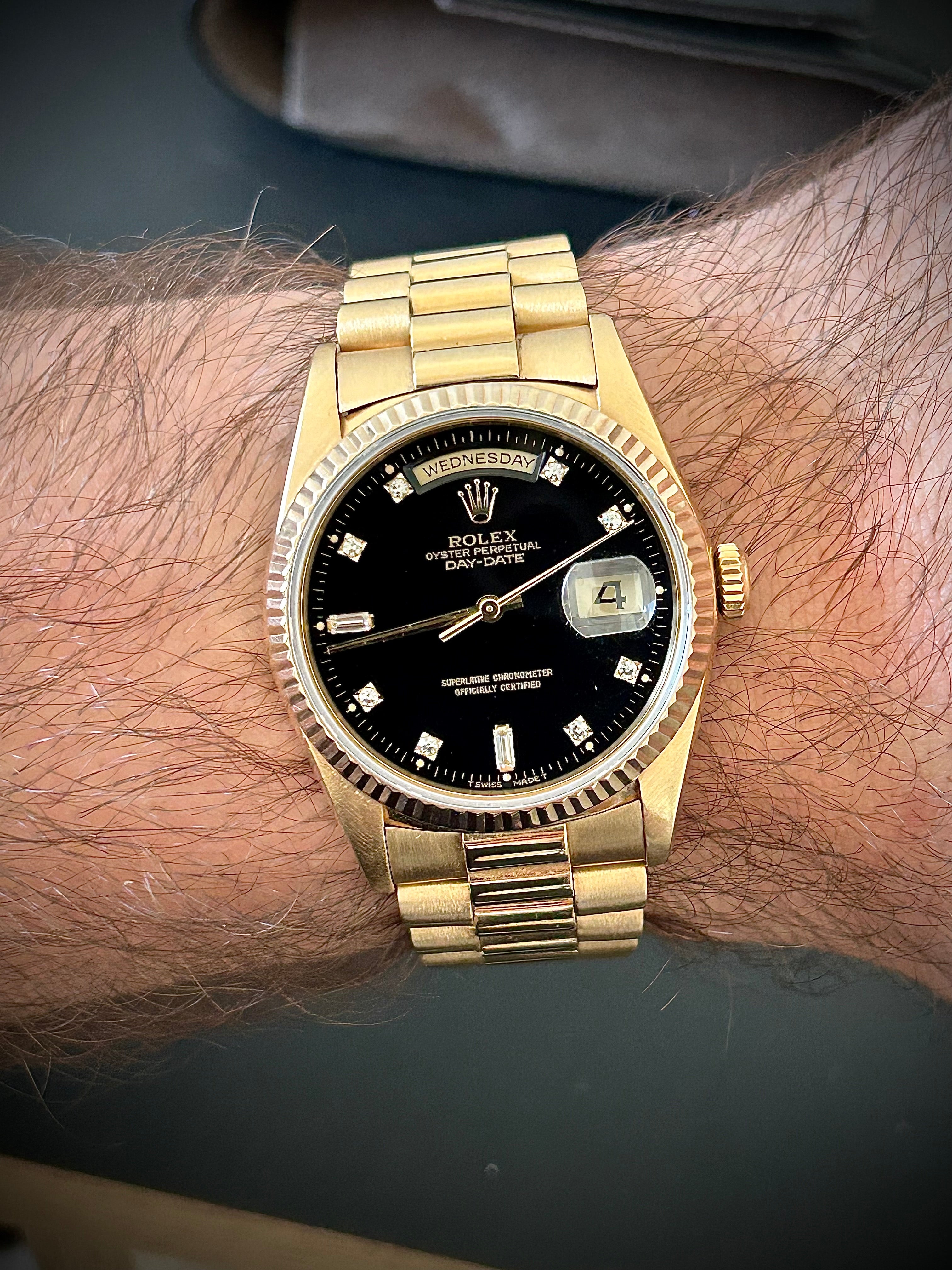 1990 ROLEX DAY DATE PRESIDENT, 18238, WATCH ONLY, INC GST
