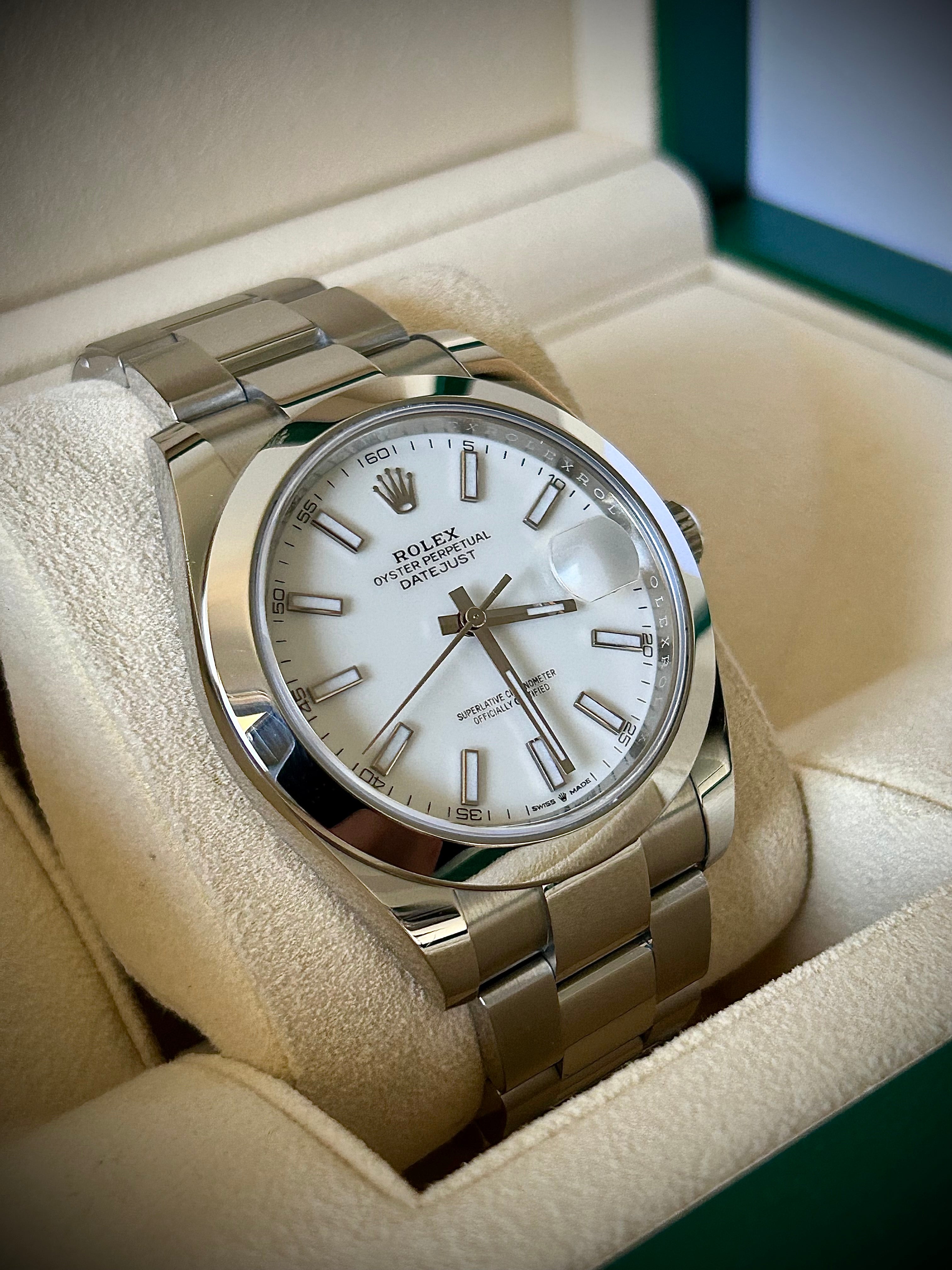 2021 ROLEX DATEJUST 41, 126300, FULL SET, INC GST