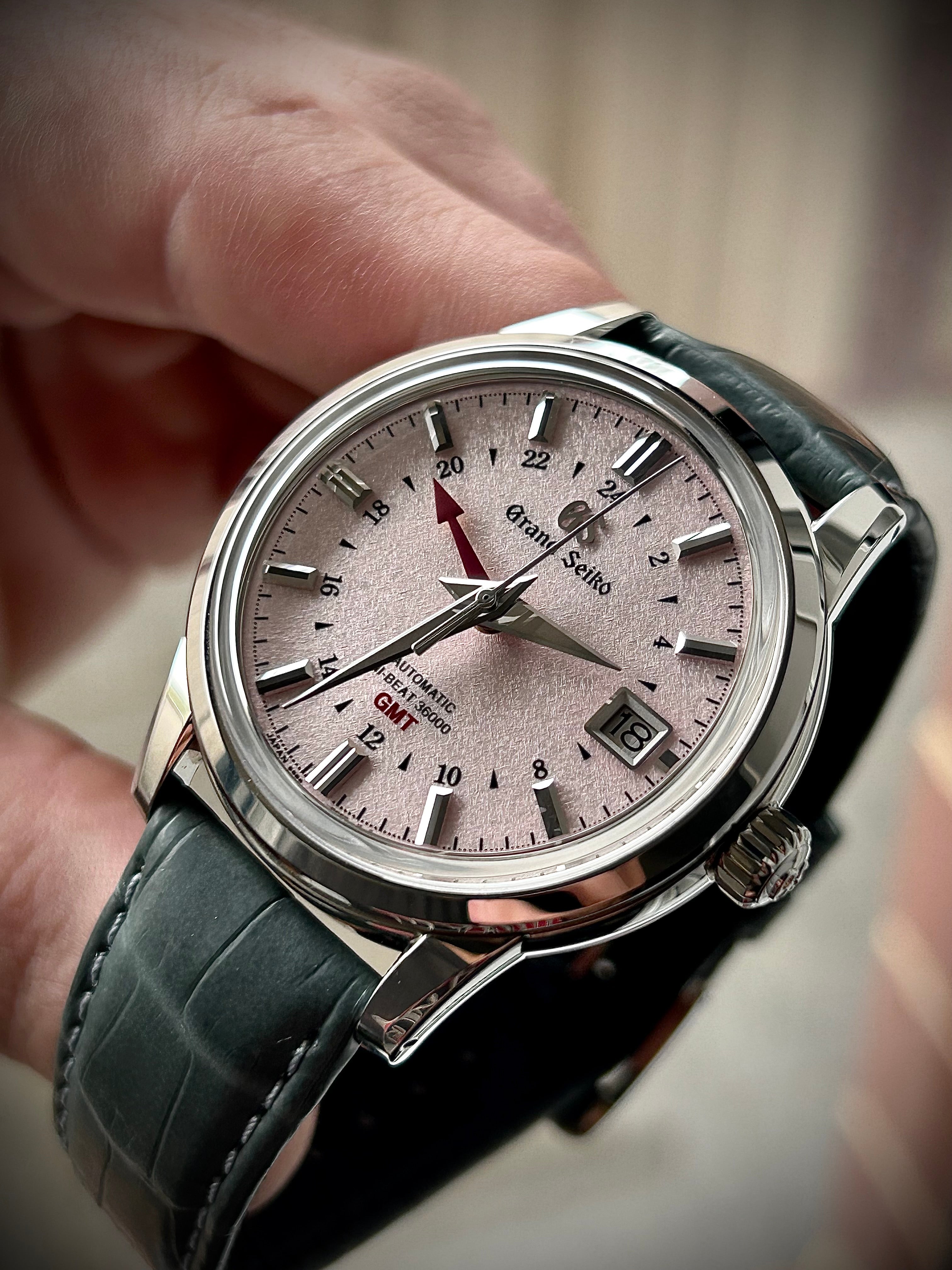 2022 GRAND SEIKO PINK FLANNEL FLOWER, 1 OF 50, SBGJ269, FULL SET, INC GST