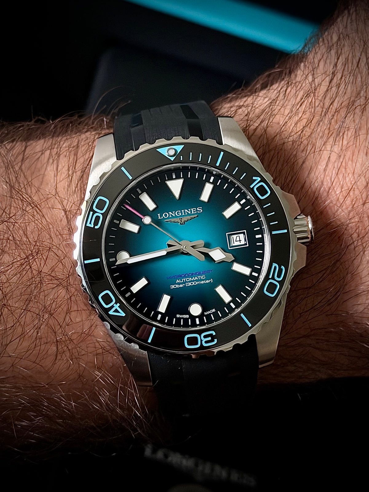 2026 LONGINES HYDROCONQUEST COMMONWEALTH GAMES LIMITED EDITION, L3.788.4.09.9, 42MM, AS NEW, FULL SET, INC GST