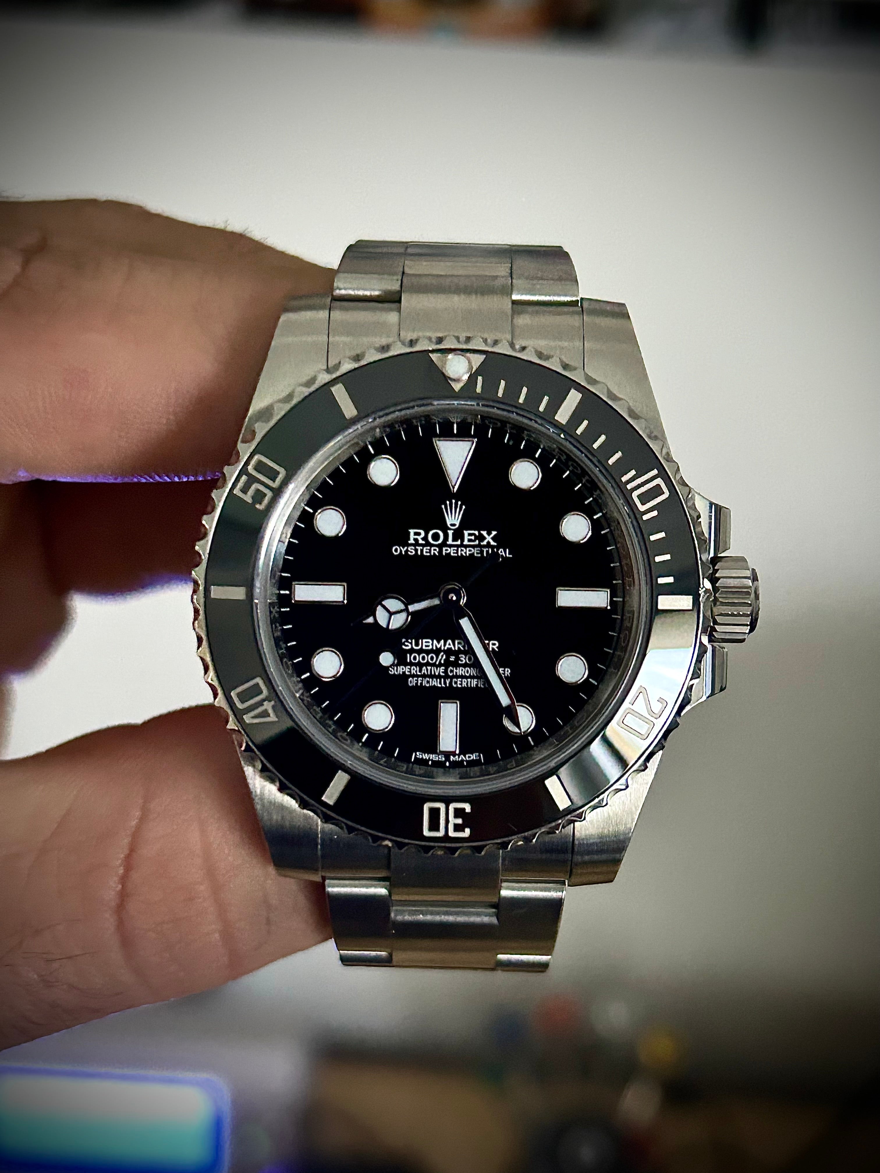 2018 ROLEX SUBMARINER NO DATE, 114060, FULL, INC GST