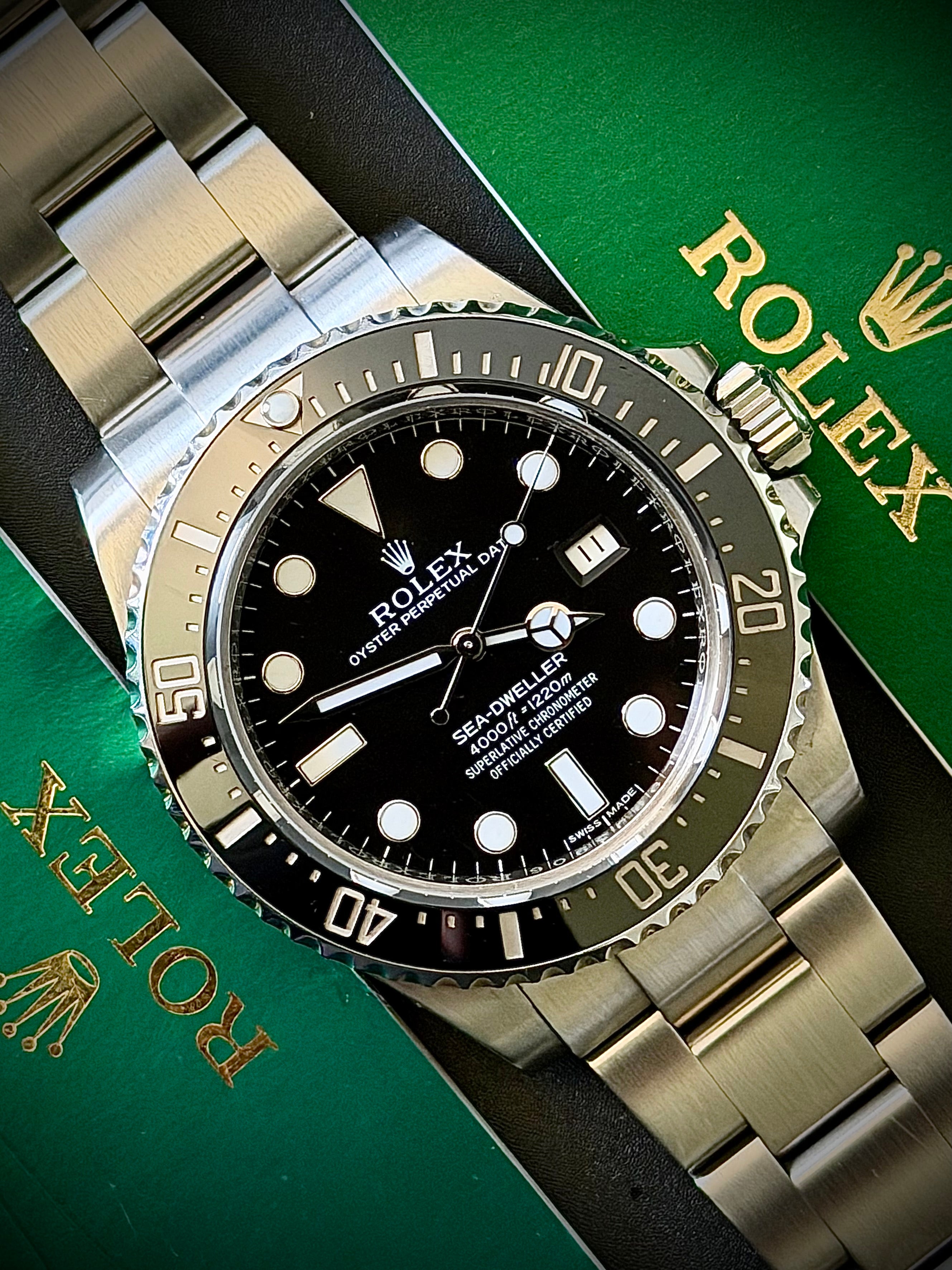 2016 ROLEX SEA-DWELLER 4000, 116600, FULL SET, INC GST
