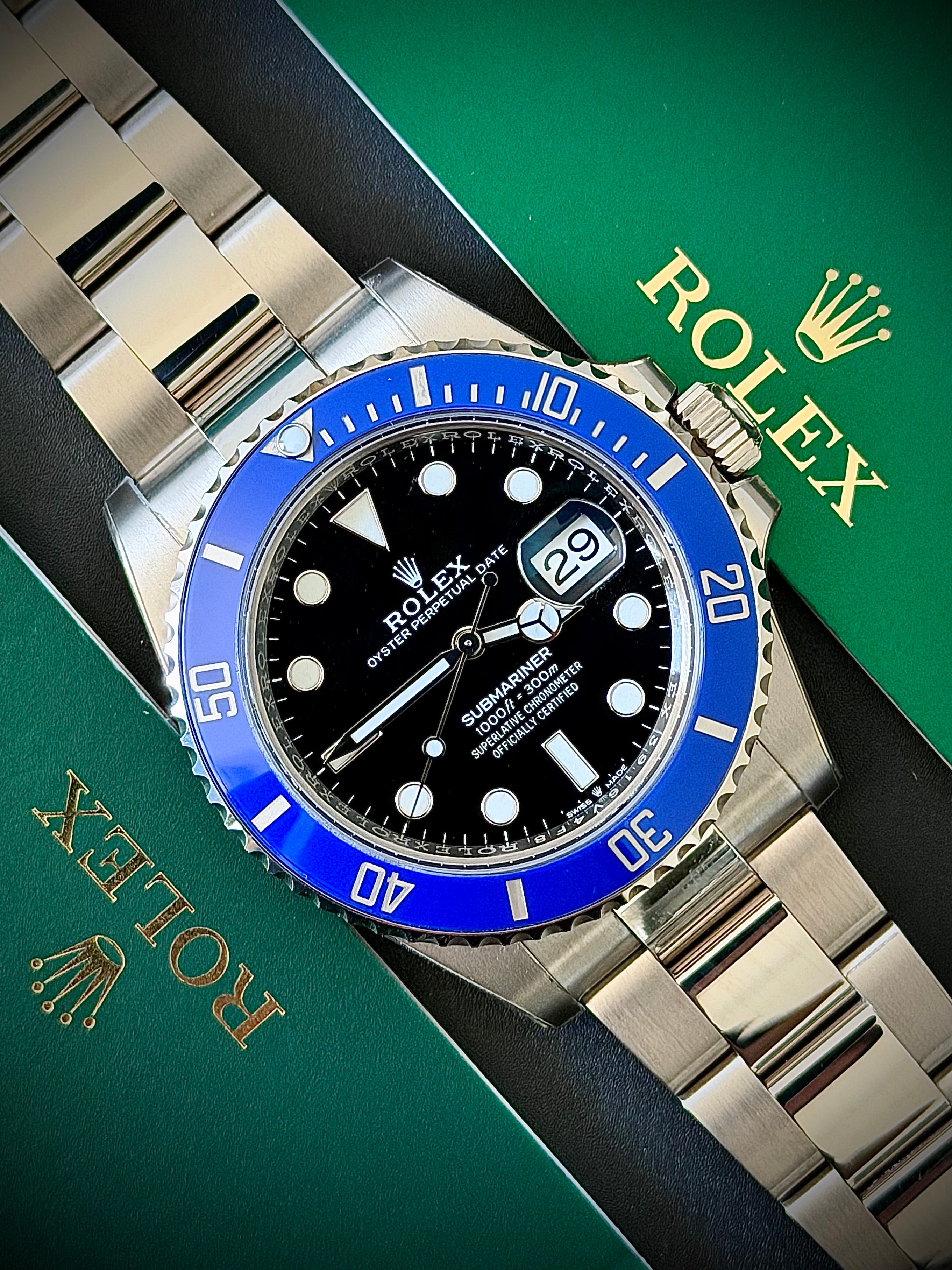 2023 ROLEX SUBMARINER DATE, 126619LB, COOKIE MONSTER, FULL SET, INC GST