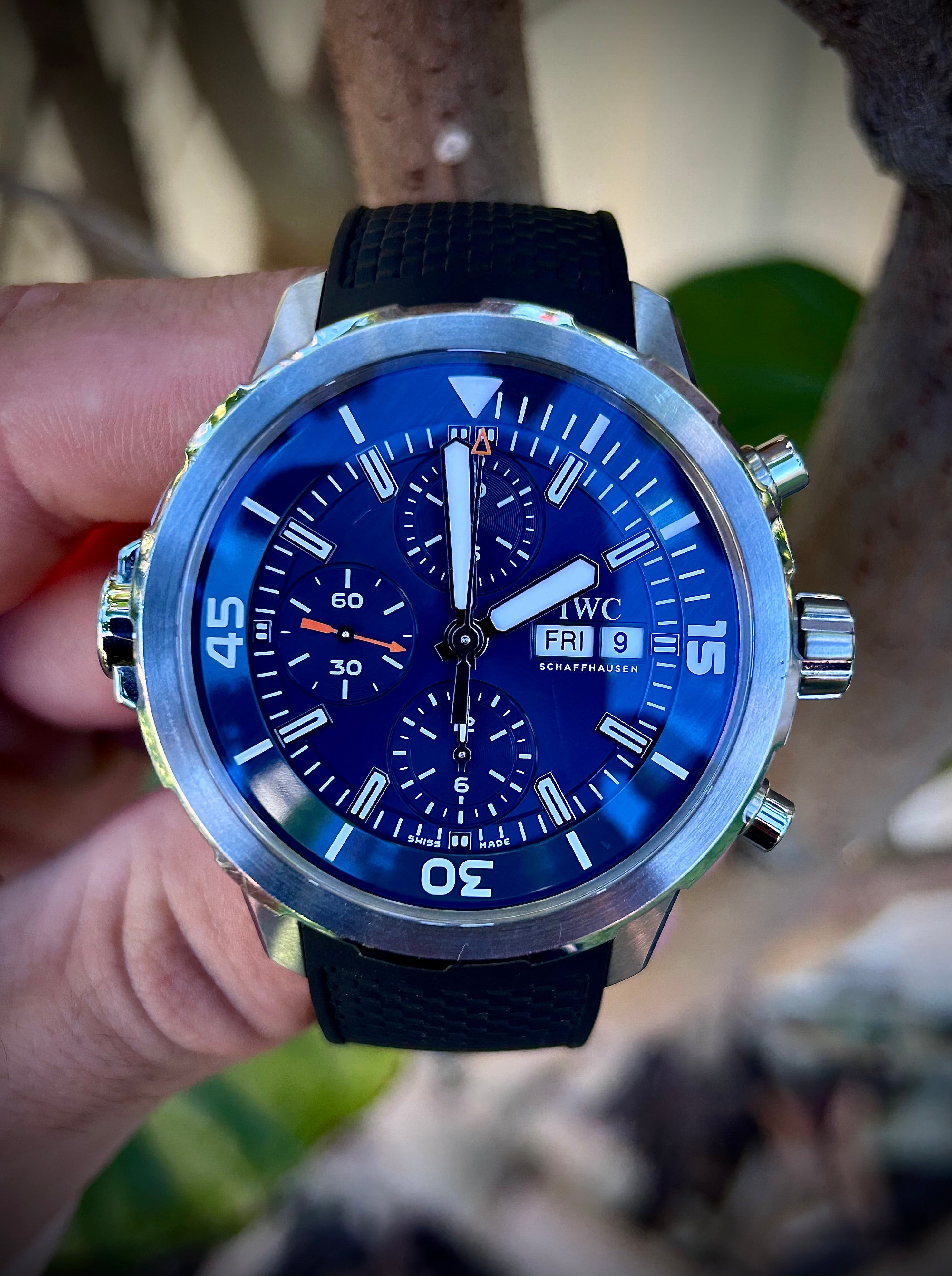 2014 IWC AQUATIMER CHRONOGRAPH, IW376805, FULL SET, INC GST