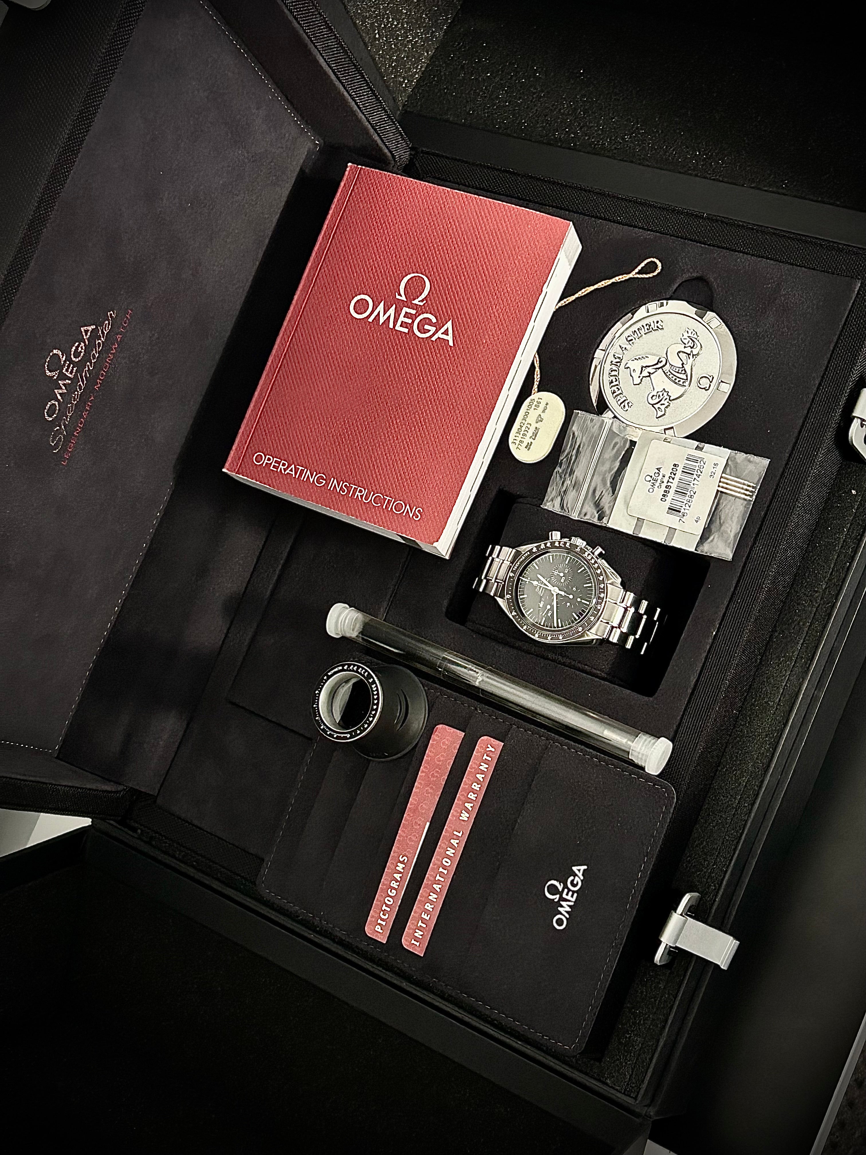 2015 OMEGA SPEEDMASTER PROFESSIONAL, FULL SET, INC GST