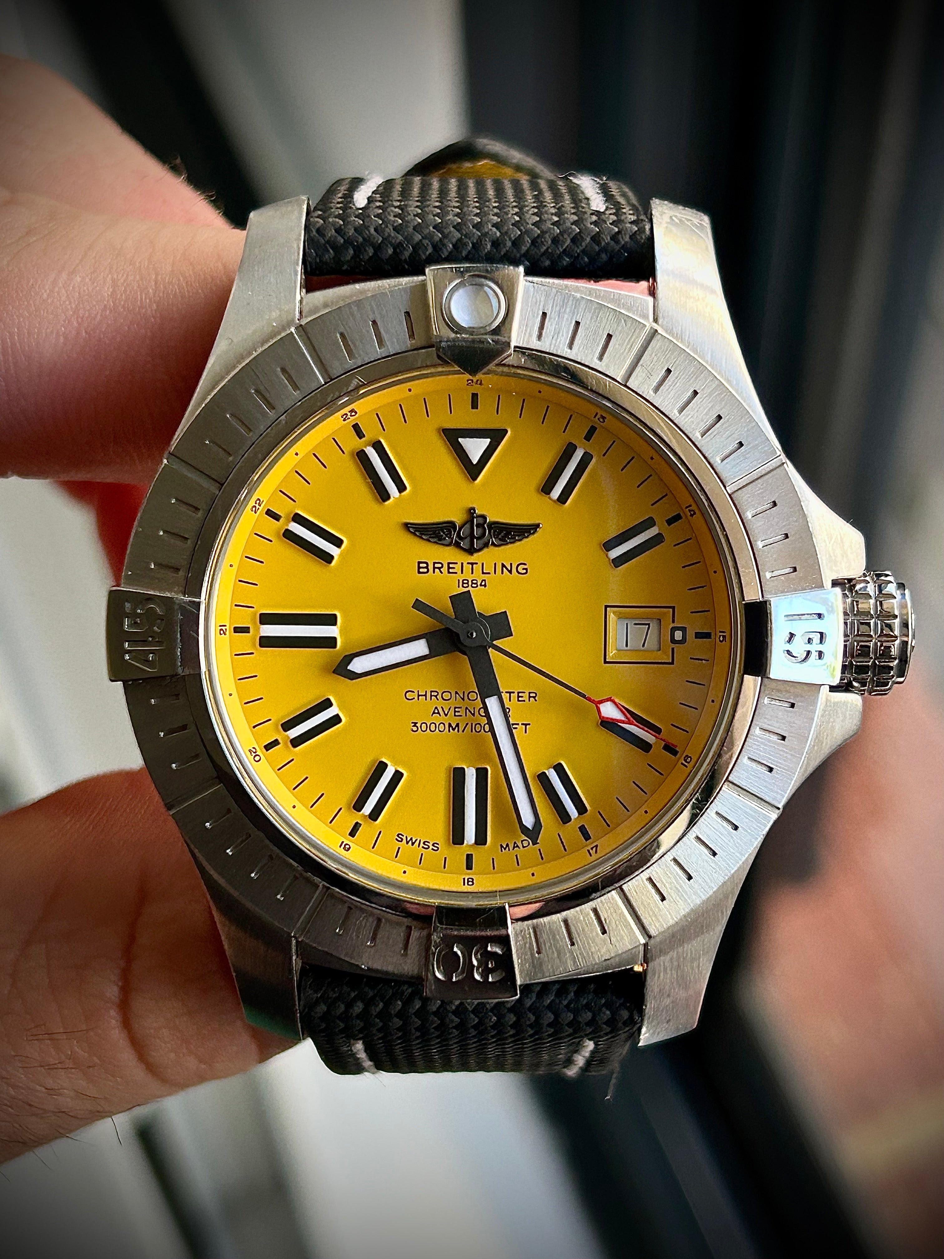 2023 BREITLING AVENGER SEAWOLF 45MM, FULL SET, INC GST