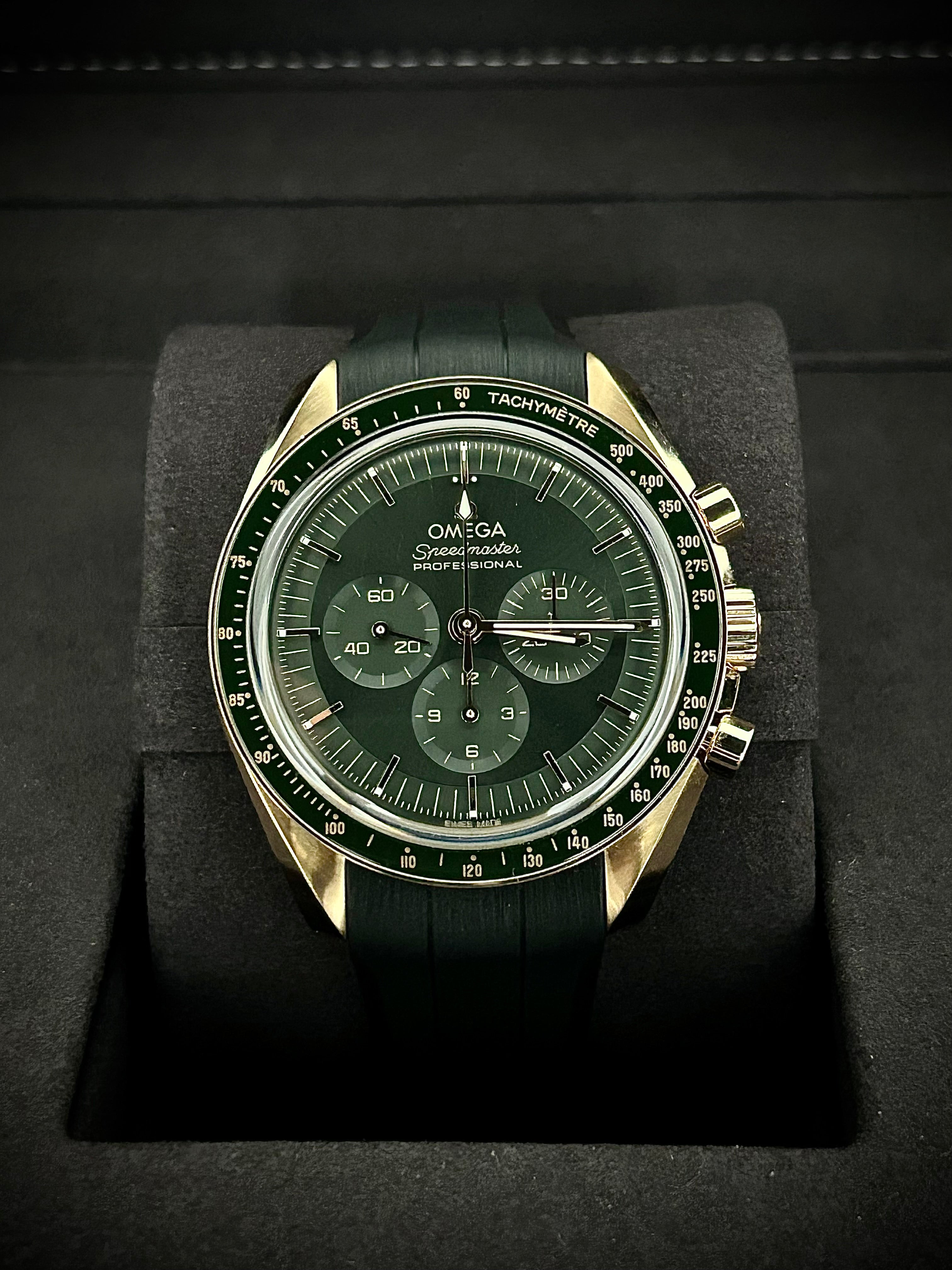 2023 OMEGA SPEEDMASTER MOONSHINE GOLD, FULL SET, INC GST