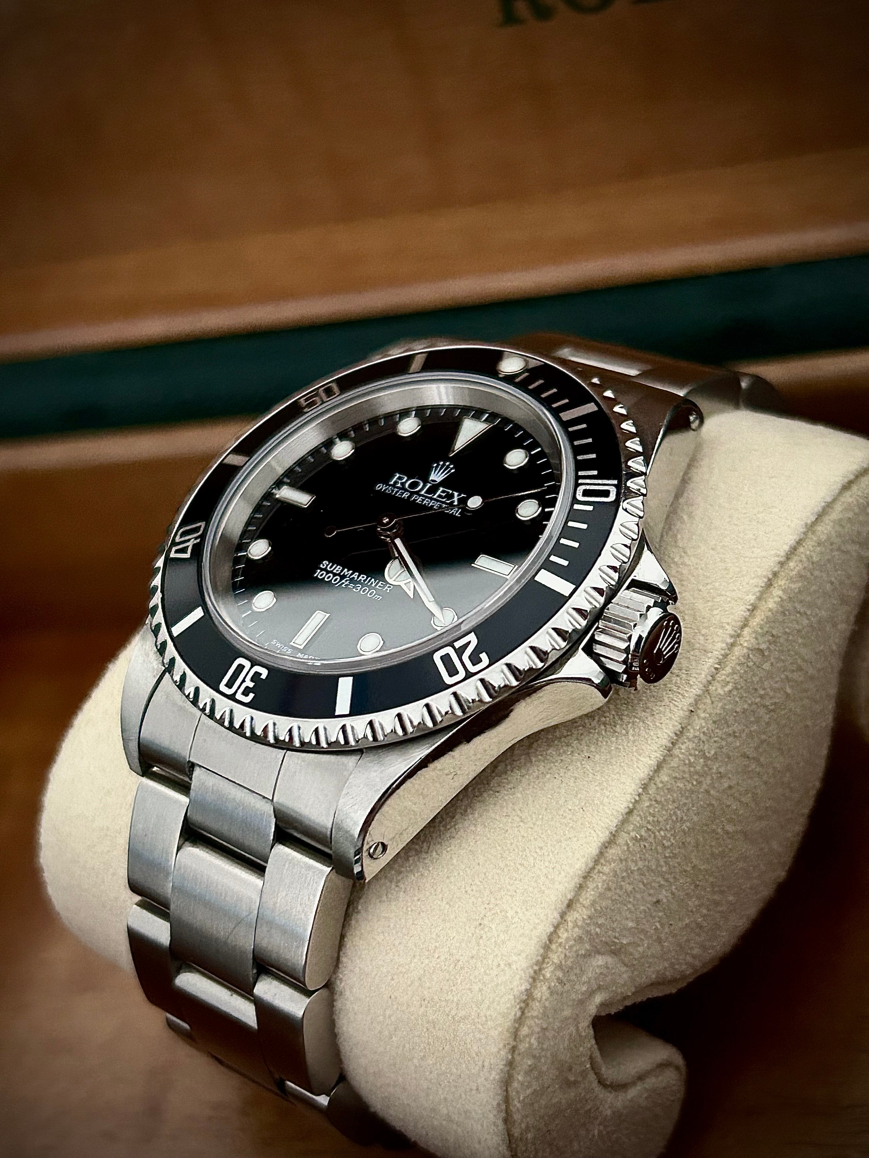 2001 ROLEX SUBMARINER TWO-LINER 14060M, RSC SERVICE, INC GST