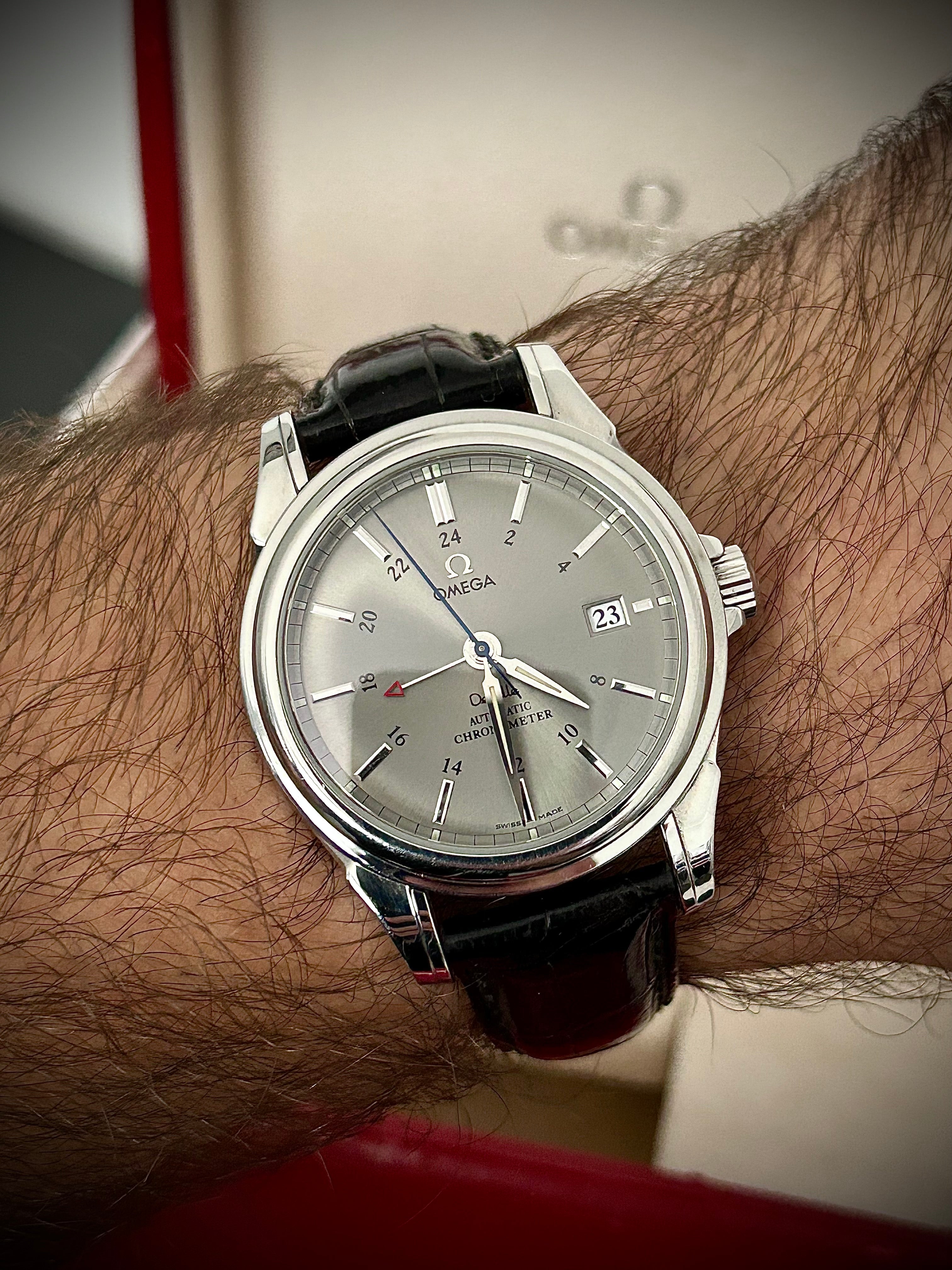 2008 OMEGA DE VILLE GMT, FULL SET, INC GST
