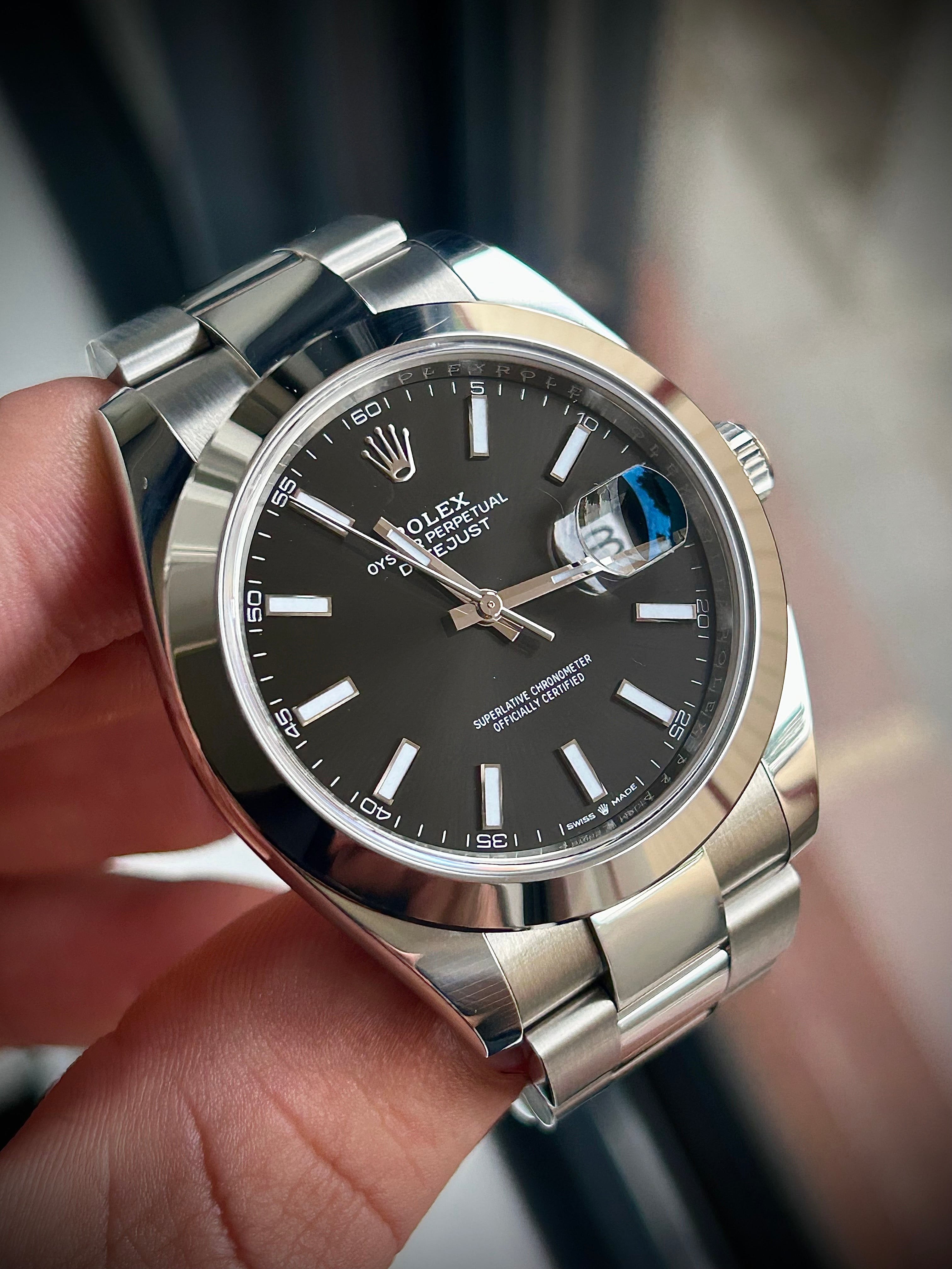 2022 ROLEX DATEJUST 41, 126300, FULL SET, INC GST