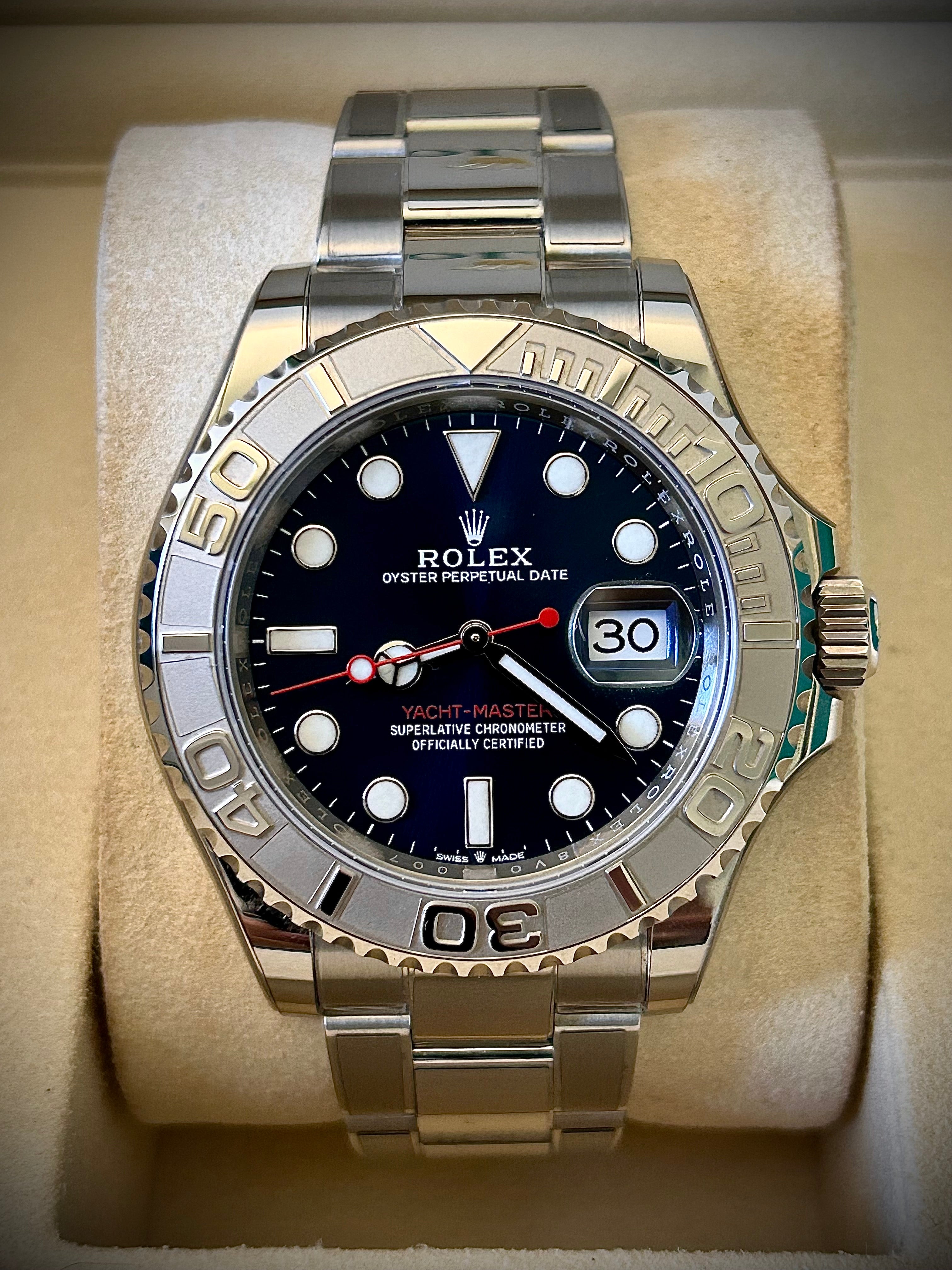 2025 ROLEX YACHT-MASTER 40, BLUE DIAL, 126622, FULL SET