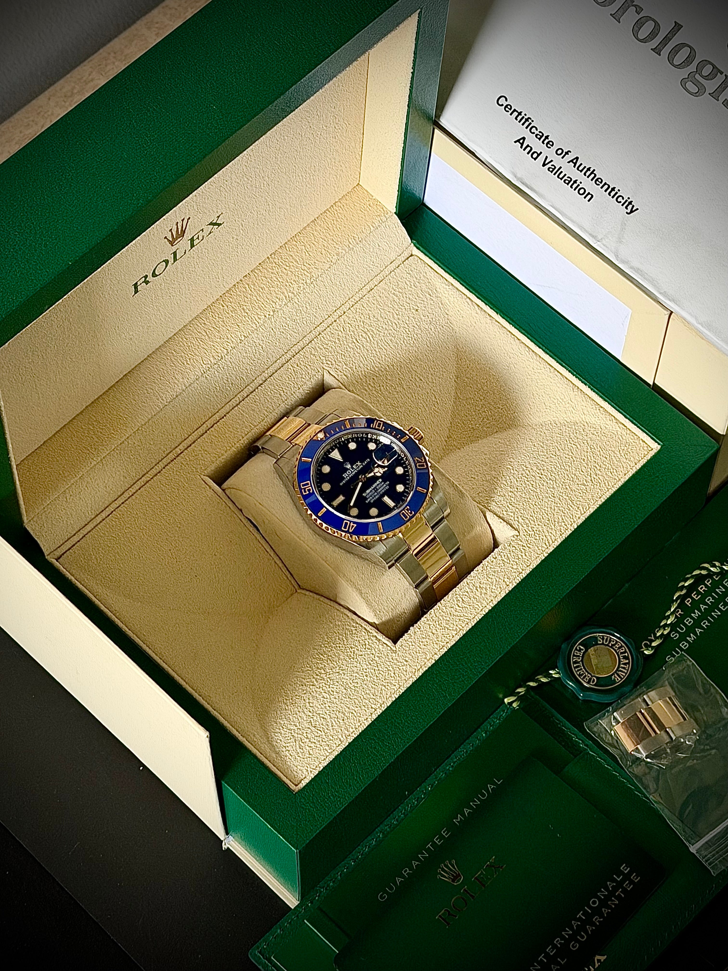 2023 ROLEX SUBMARINER DATE “BLUESY”, 126613LB, FULL SET, INC GST
