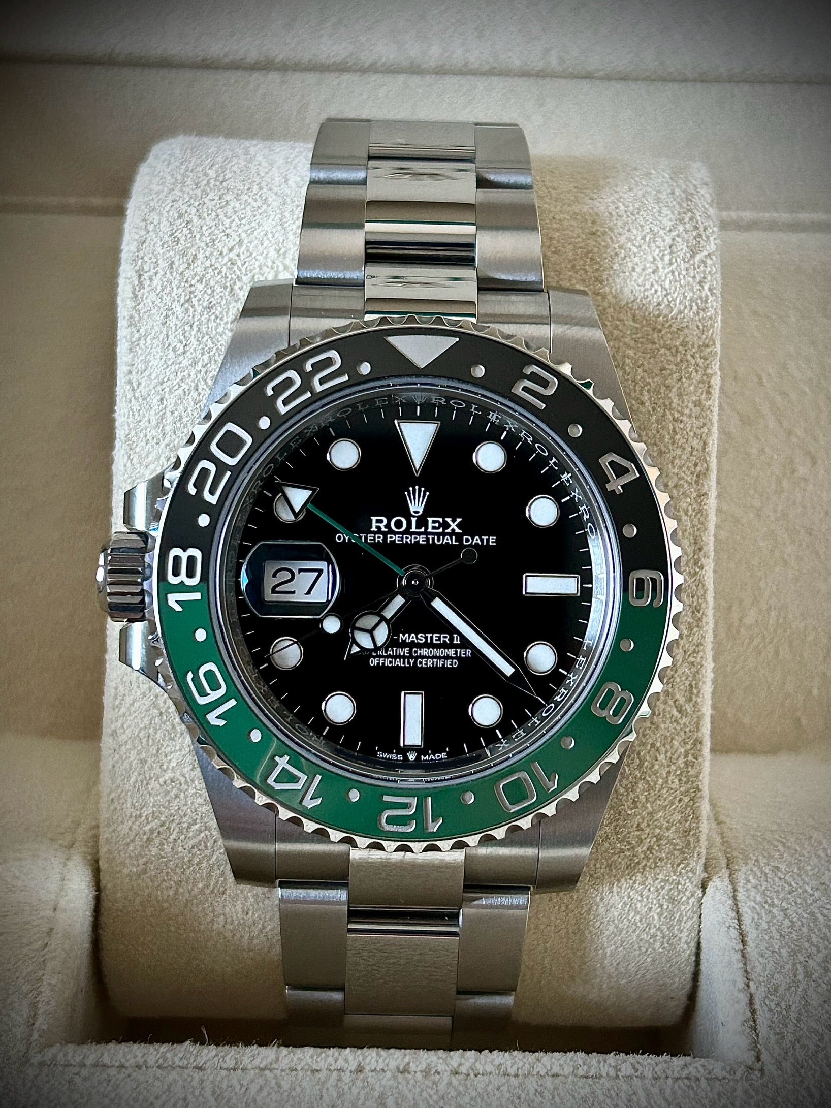 2024 ROLEX GMT-MASTER II “SPRITE”, FULL SET, INC GST