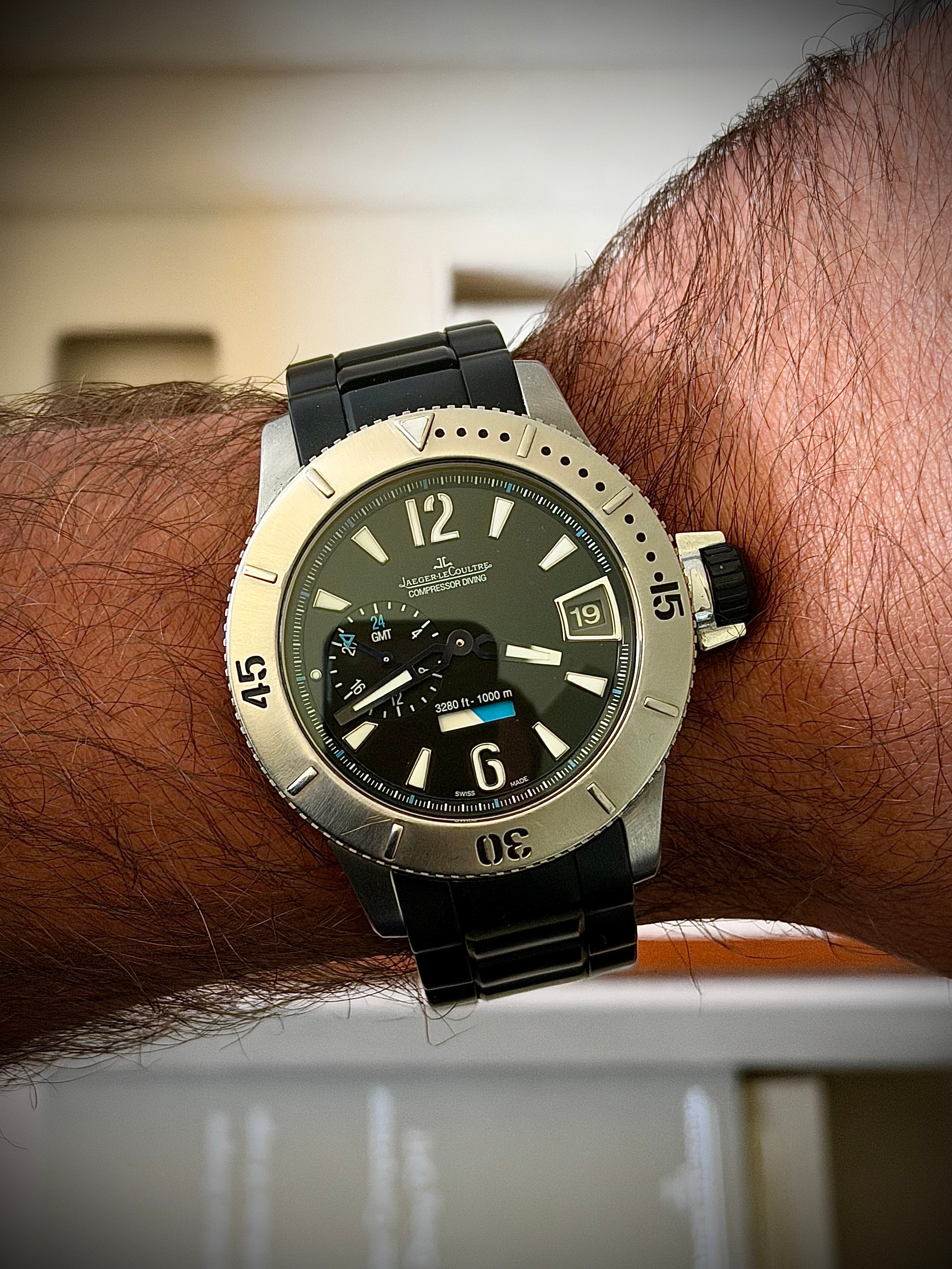 JAEGER-LECOULTRE MASTER COMPRESSOR DIVING GMT, Q187T770, LIMITED EDITION, JLC FACTORY SERVICED 2025, INC GST