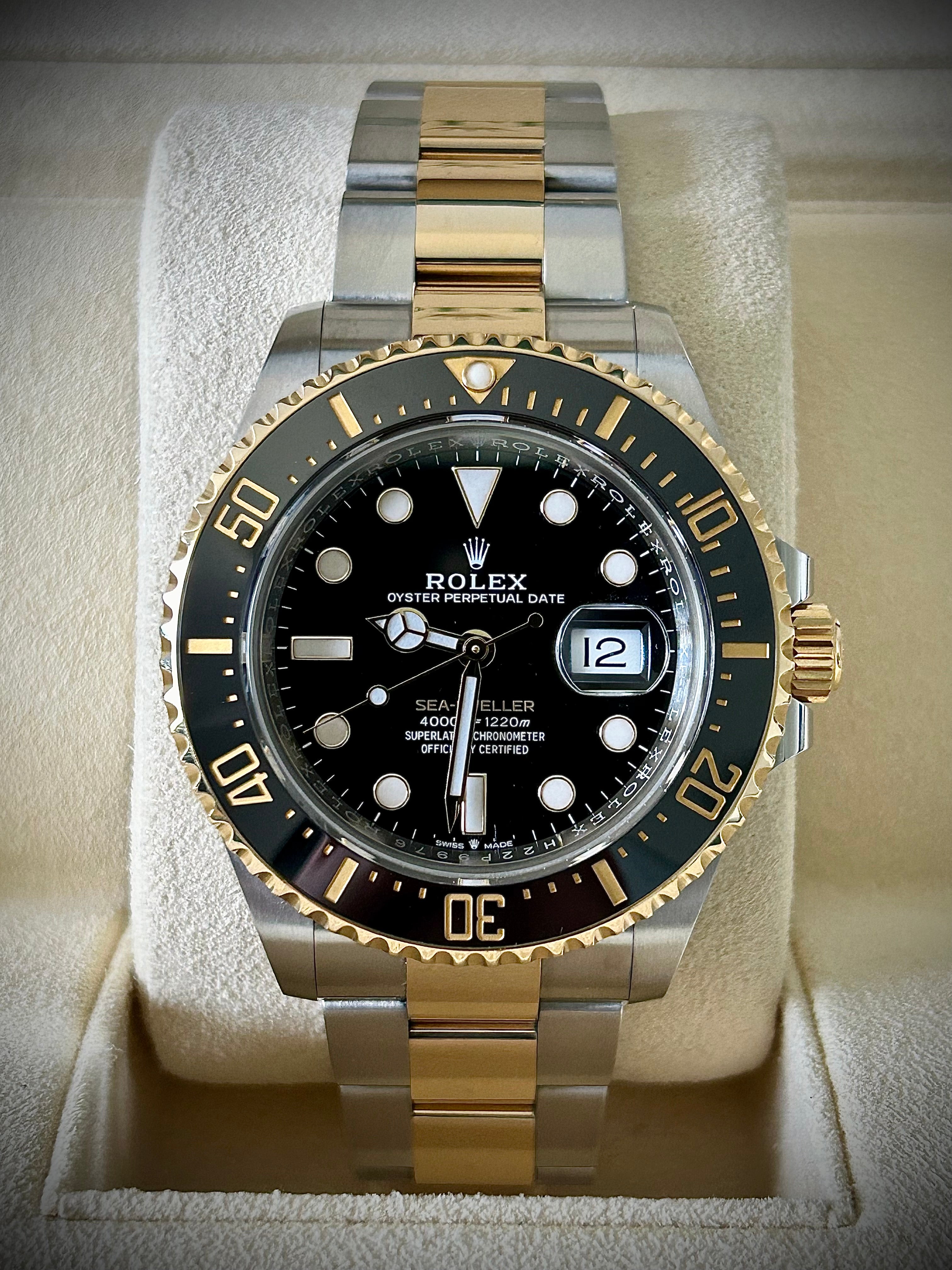 2019 ROLEX SEA DWELLER, TWO TONE, 126603, FULL SET, INC GST